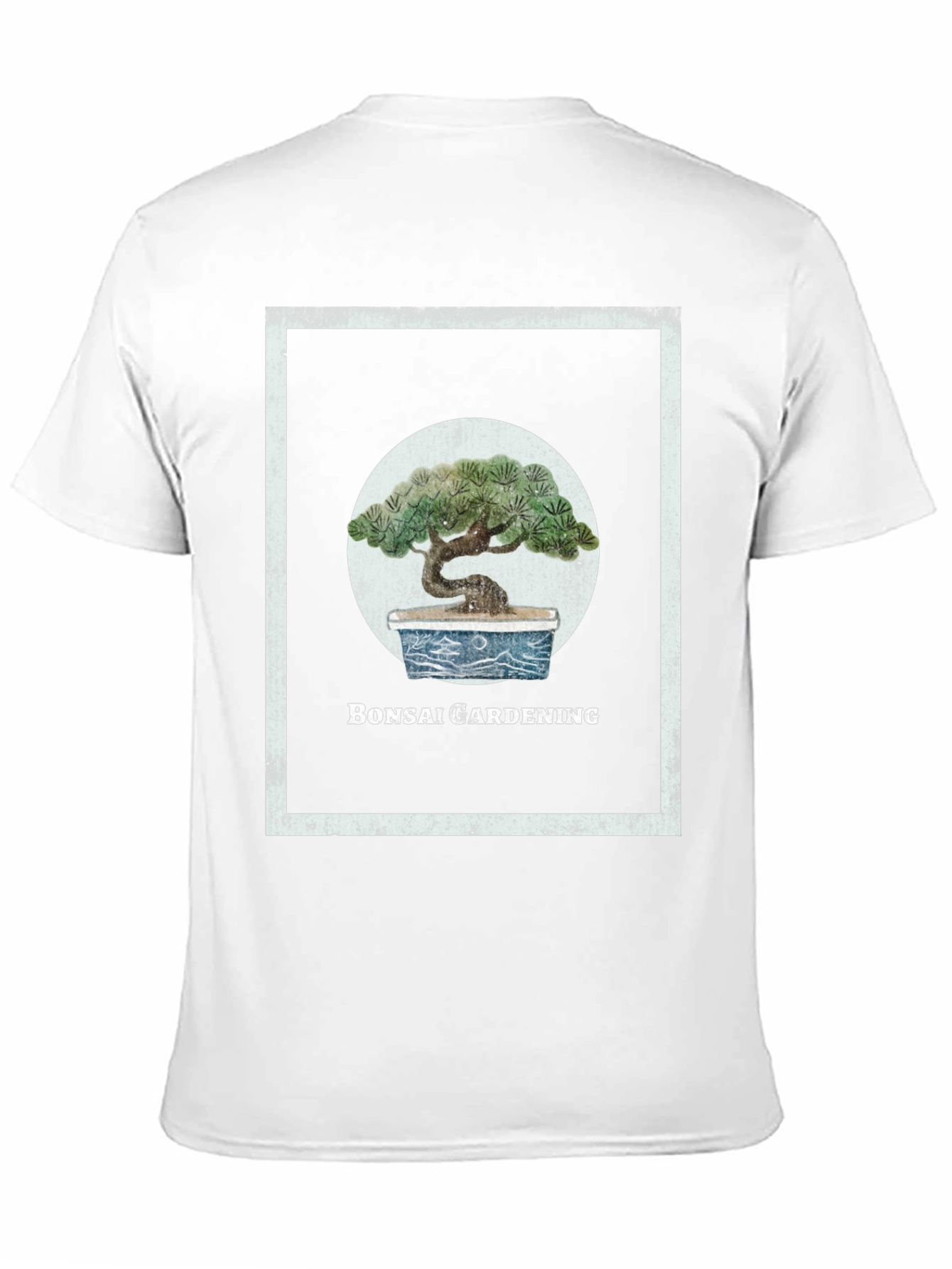 Black Bonsai Gardening Graphic Tee view 11