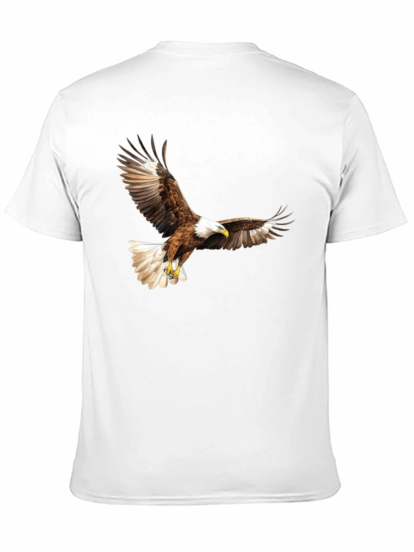 Black Black Eagle Print Graphic Tee view 11