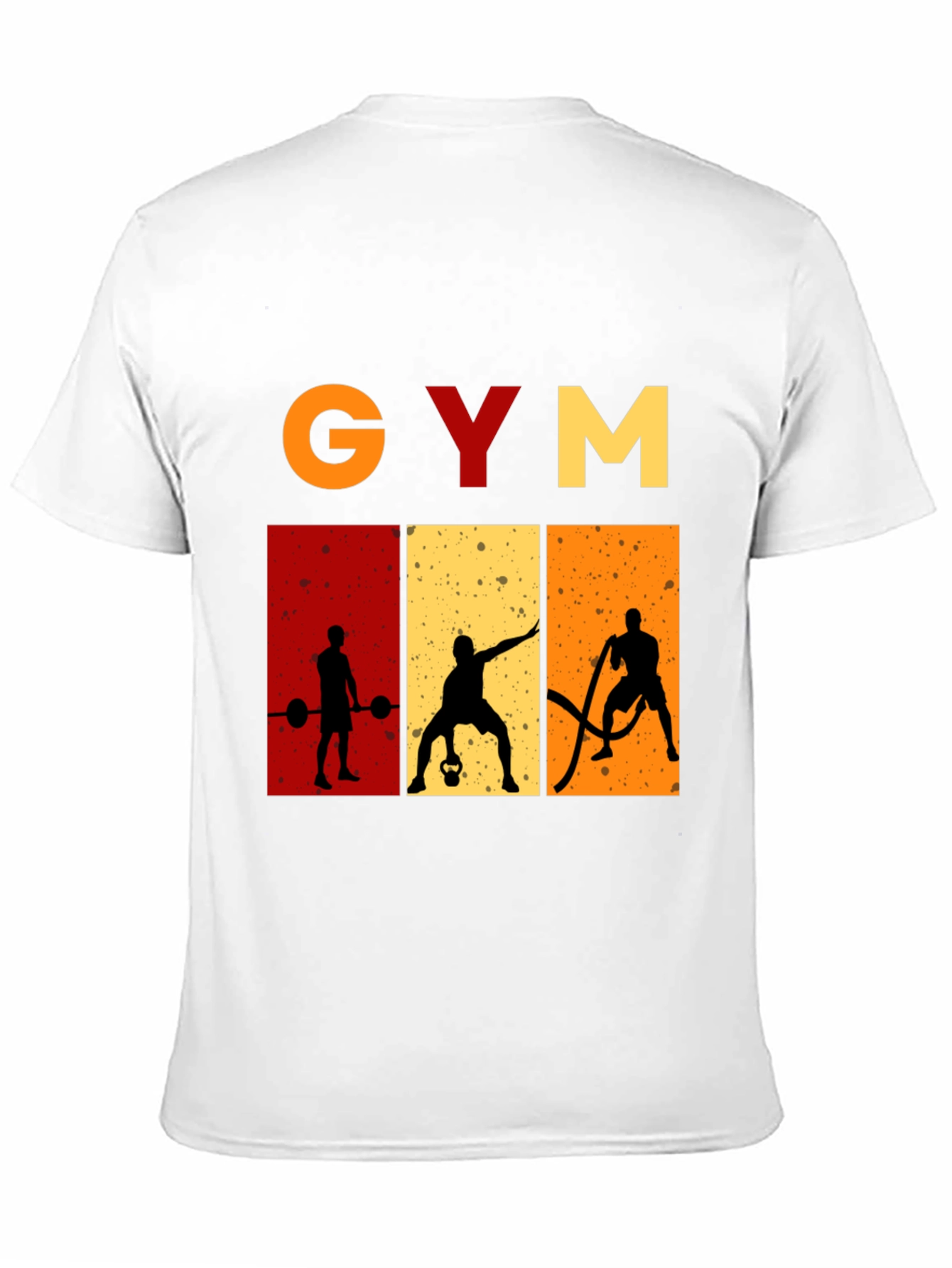 Black Gym Motivation Graphic Tee - Fitness Workout Shirt view 11