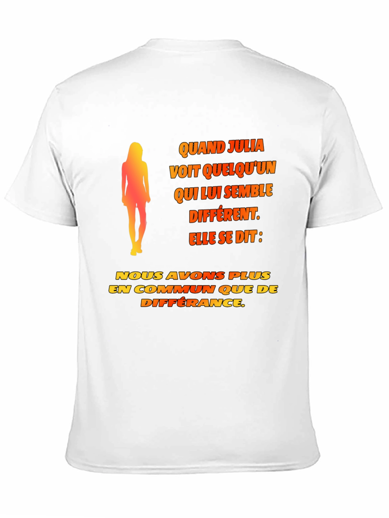 Black Quand Julia T-Shirt - Unisex Novelty Tee view 11