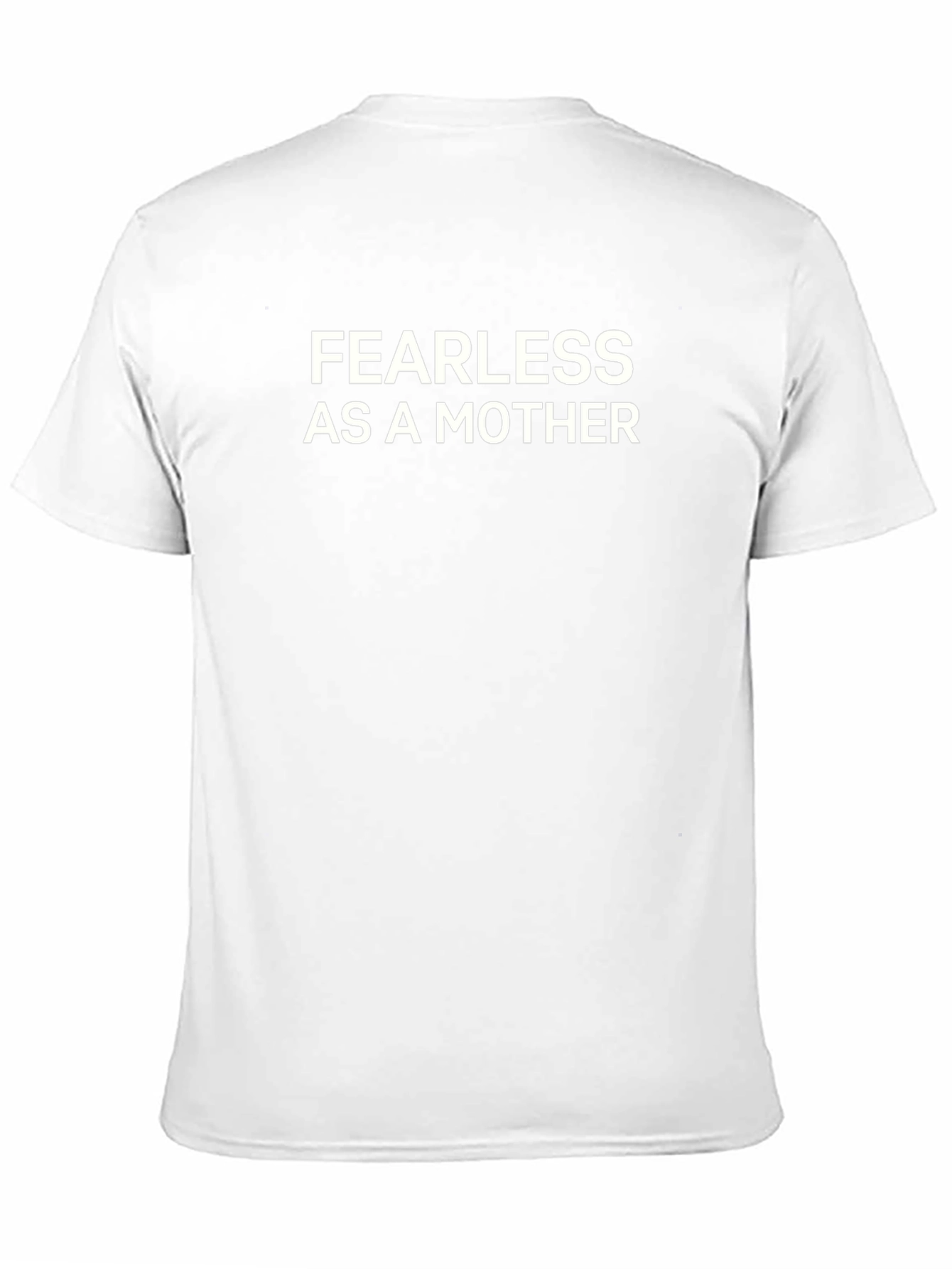 Black Fearless Mother Graphic Tee - Black Crew Neck view 11