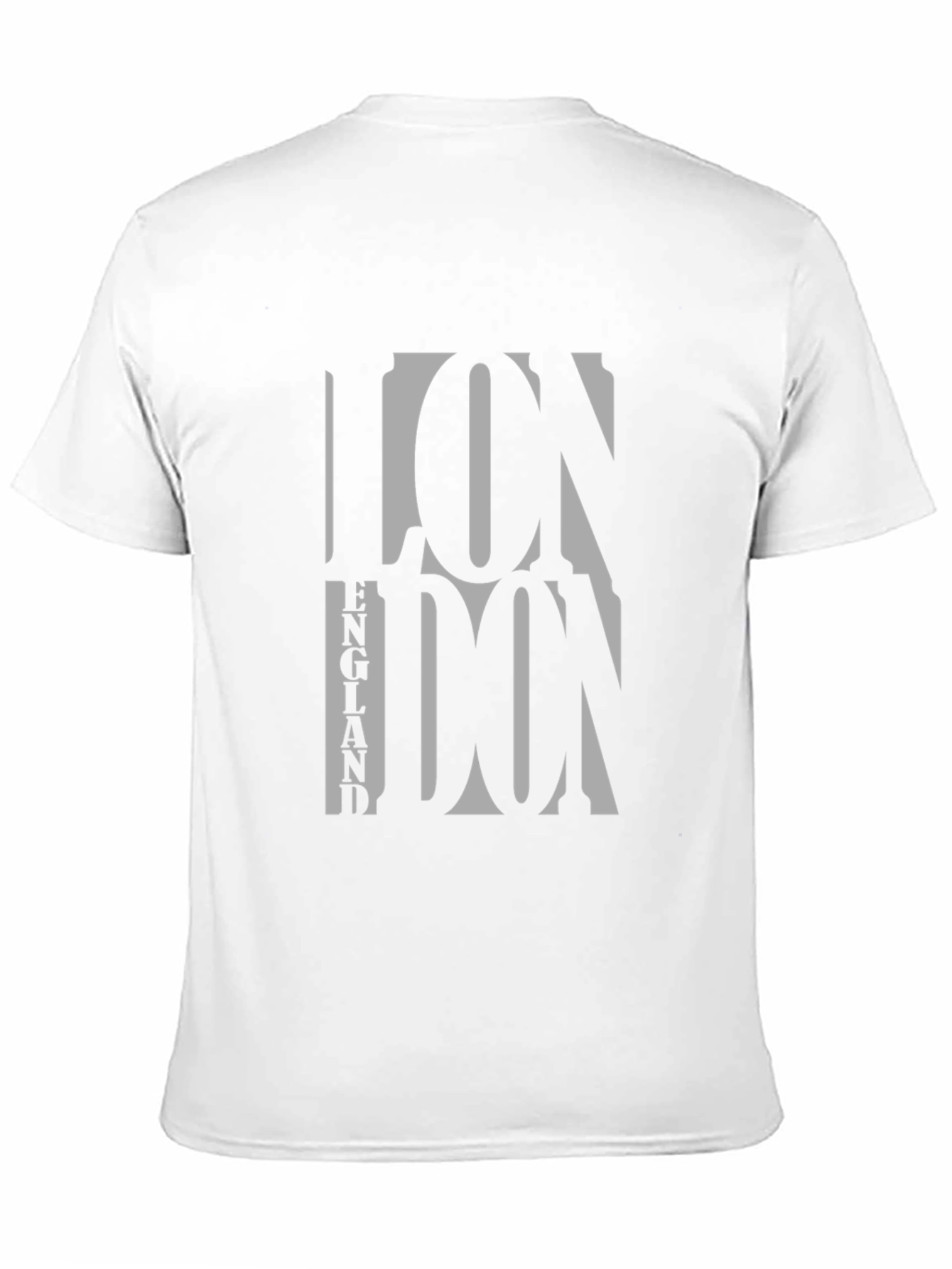Black London England Graphic Print Men's T-Shirt view 11