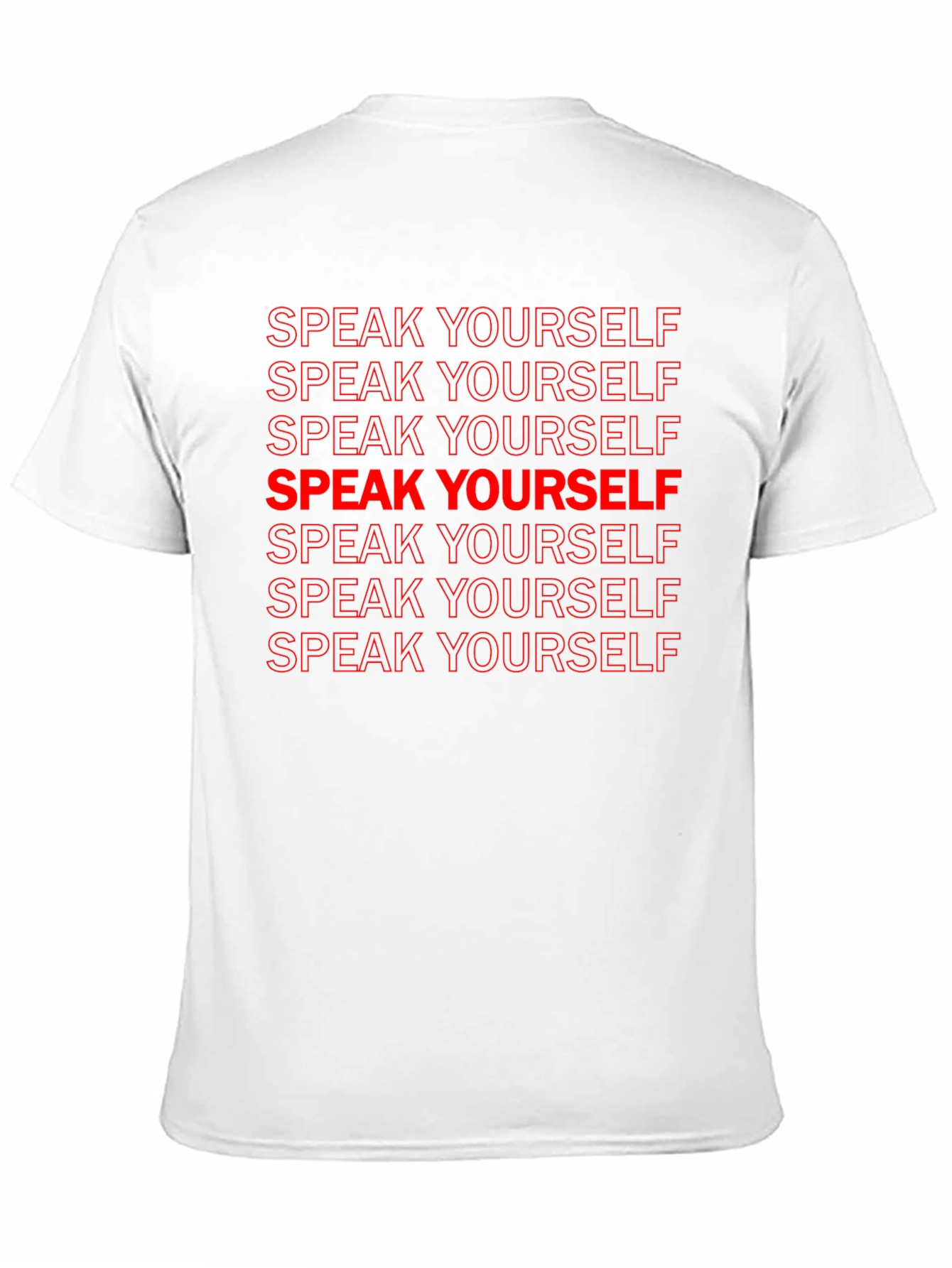 Black Speak Yourself Graphic Tee - Black view 11