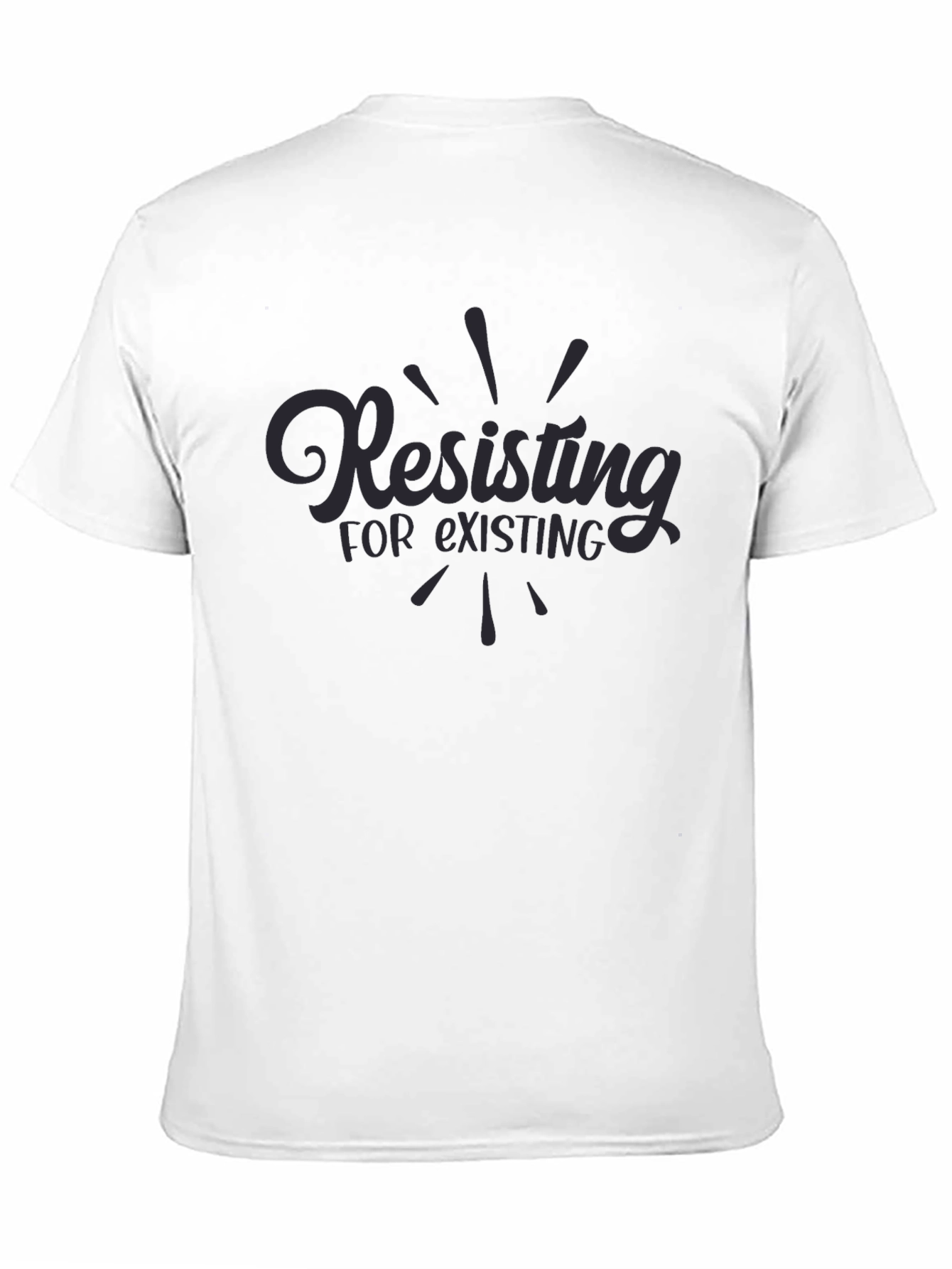 Black Resisting for Existing Graphic Tee view 11