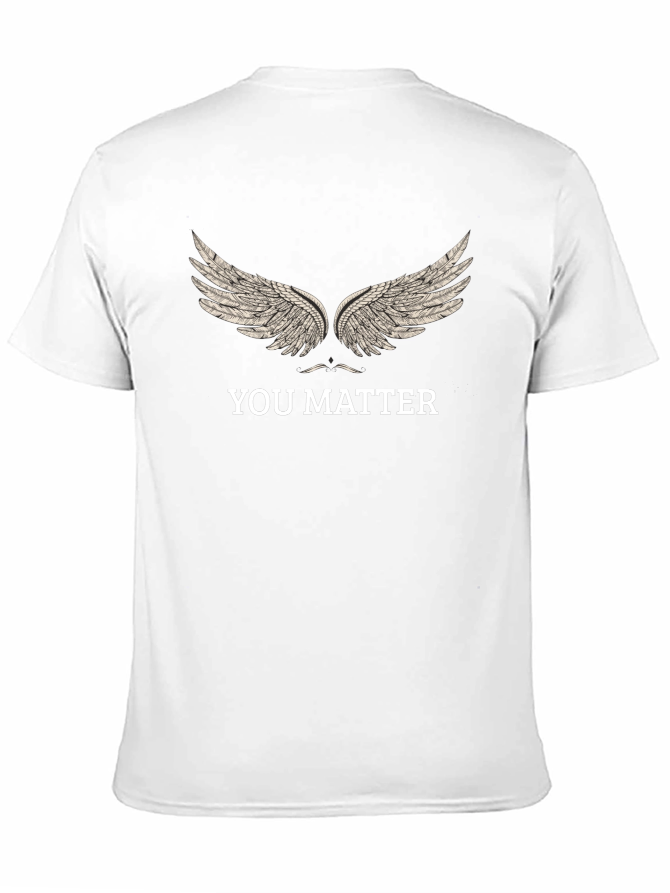 Black You Matter Wings Graphic T-Shirt view 11