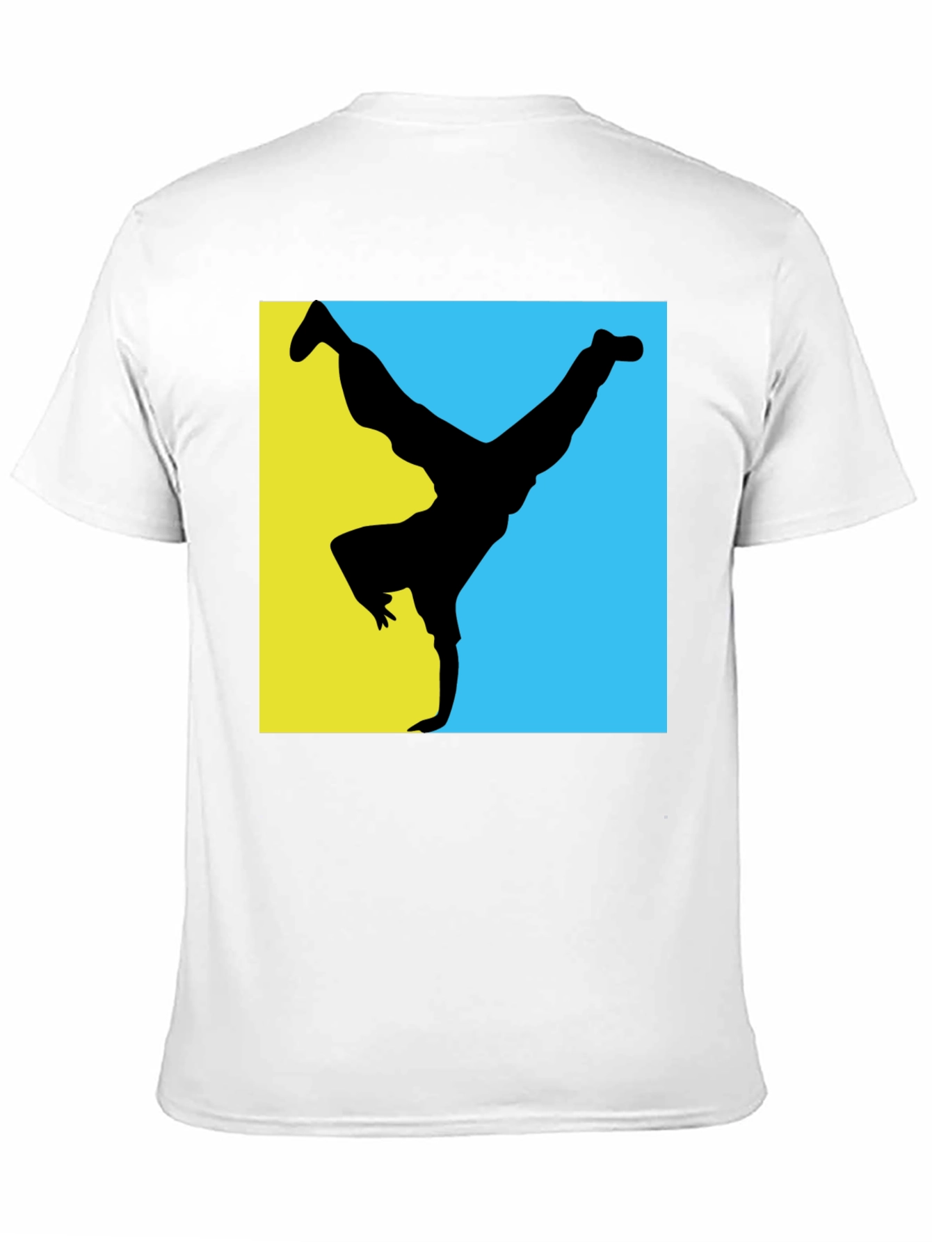 Black B-Boy Silhouette Graphic Tee - Black view 11