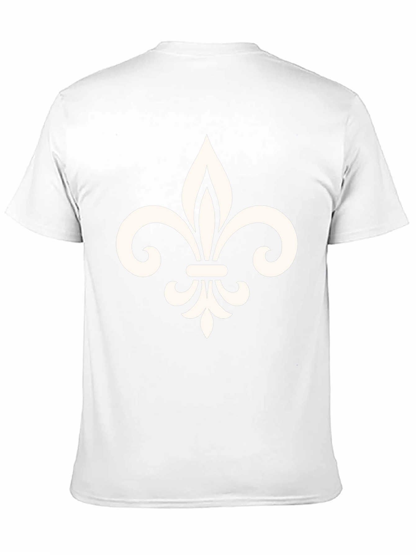 Black Fleur-de-lis Graphic Tee - Stylish Unisex Design view 11