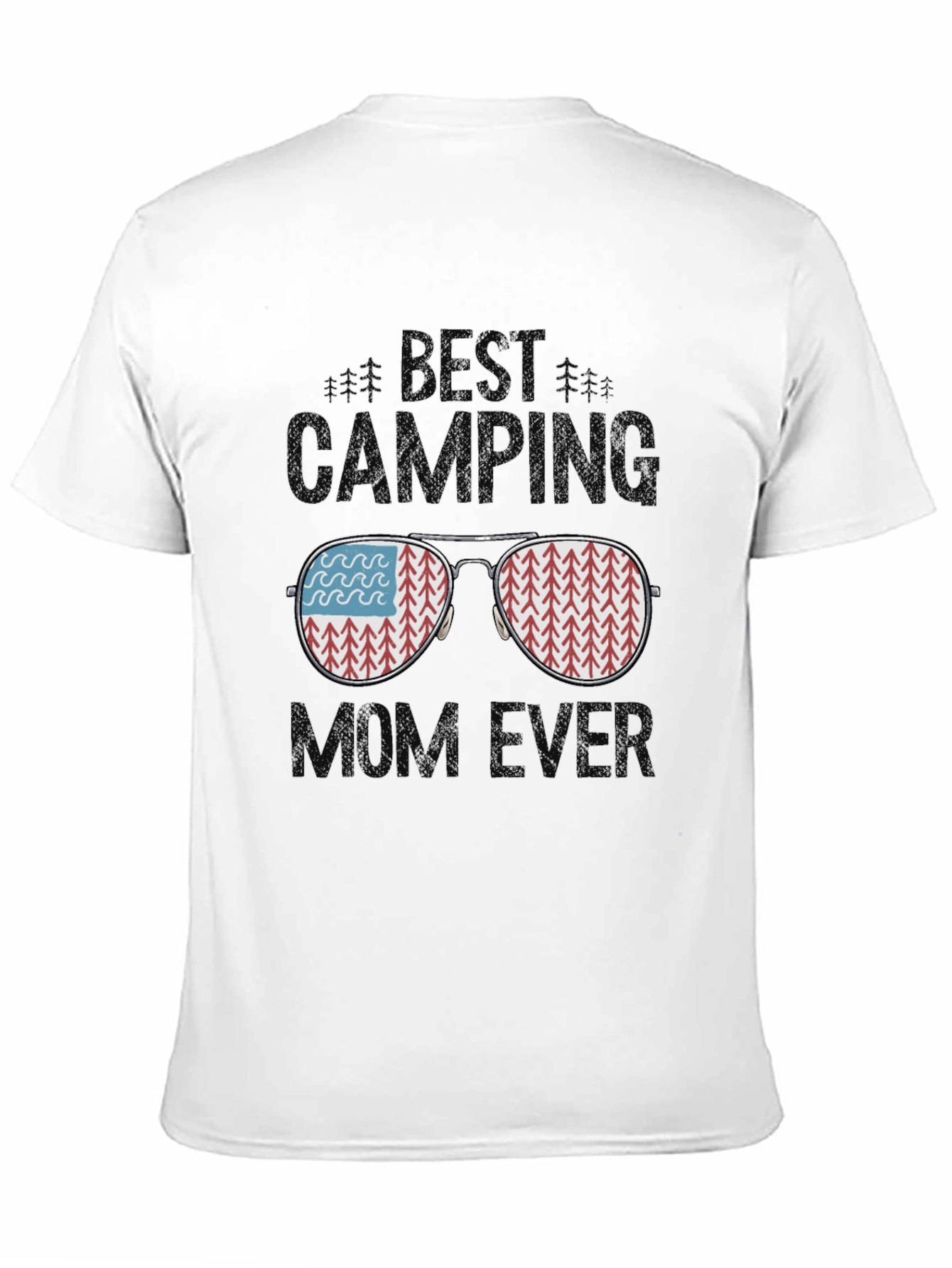 Black Best Camping Mom Ever T-Shirt view 11