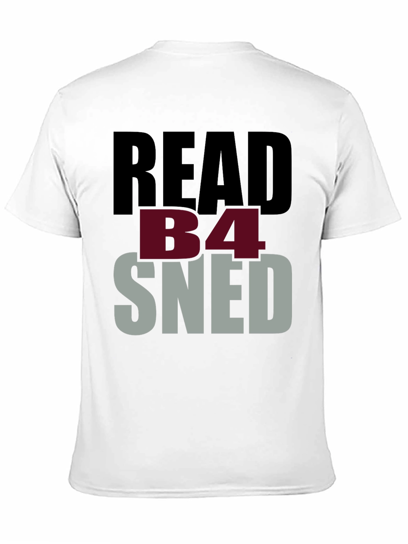 Black Read B4 Sned Black Graphic Tee Shirt view 11