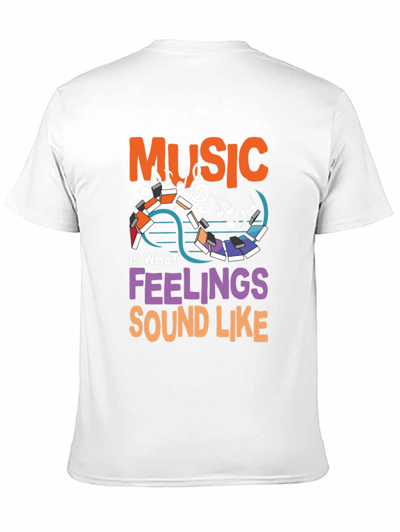 Black Music is What Feelings Sound Like T-Shirt view 11