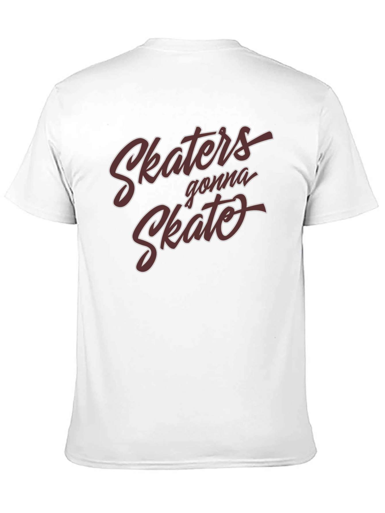 Black Skaters Gonna Skate Black Graphic Tee Shirt view 11