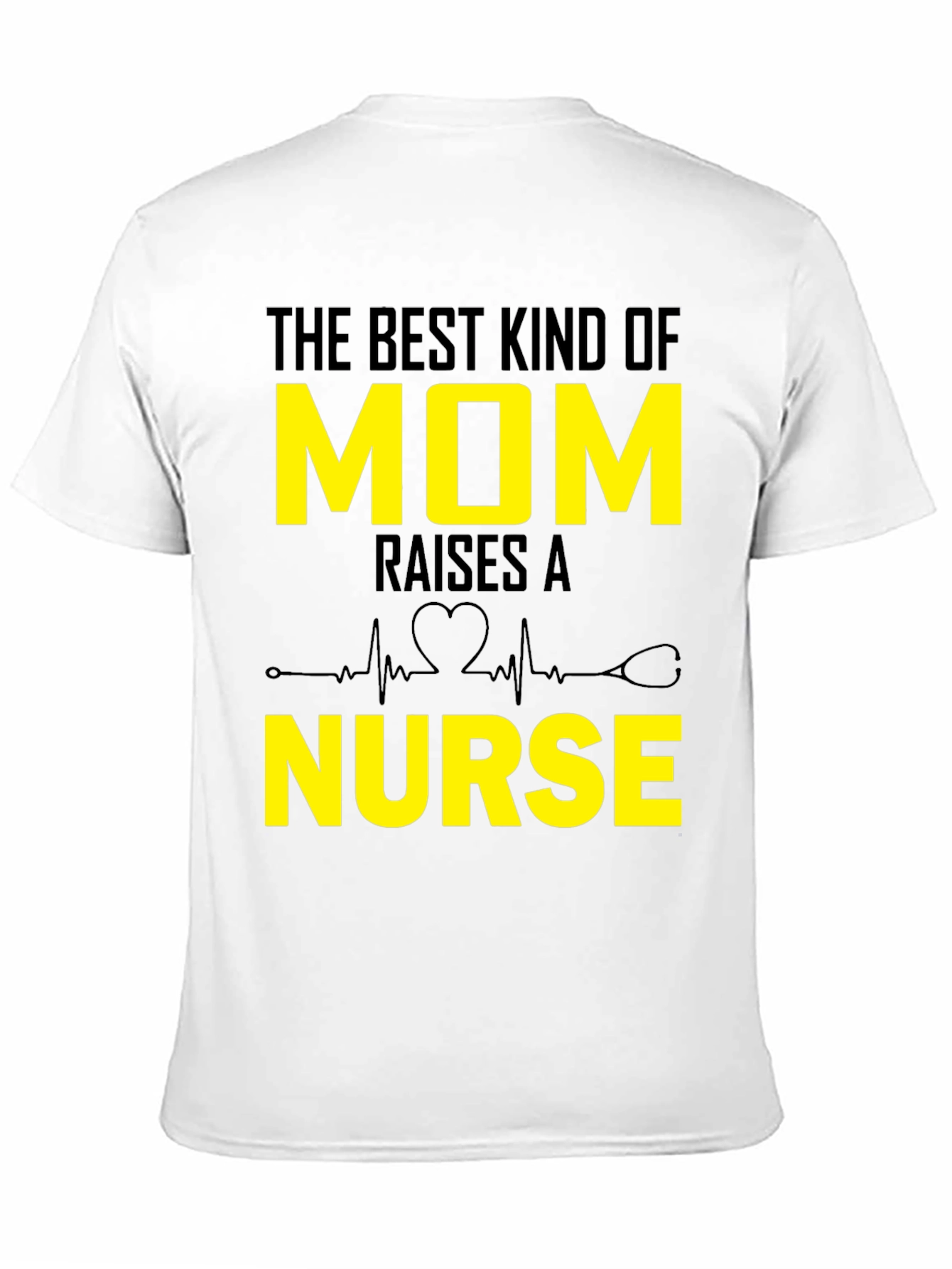 Black Best Mom Nurse T-Shirt view 11