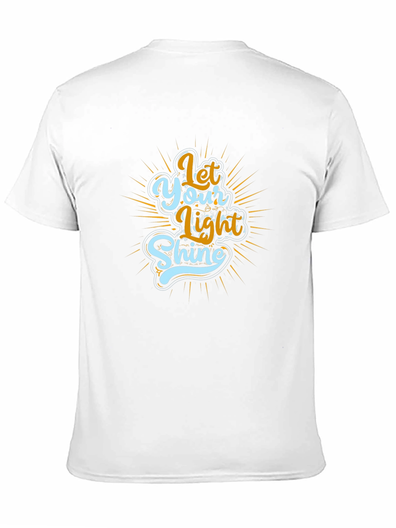 Black Let Your Light Shine Black T-Shirt view 11