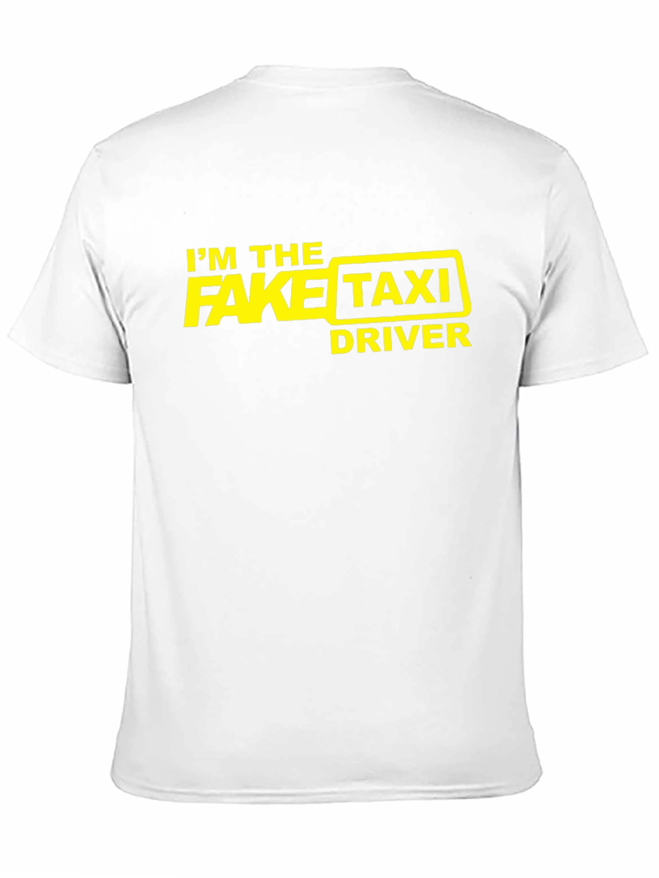 Black I'm the Fake Taxi Driver Graphic Novelty T-Shirt view 11
