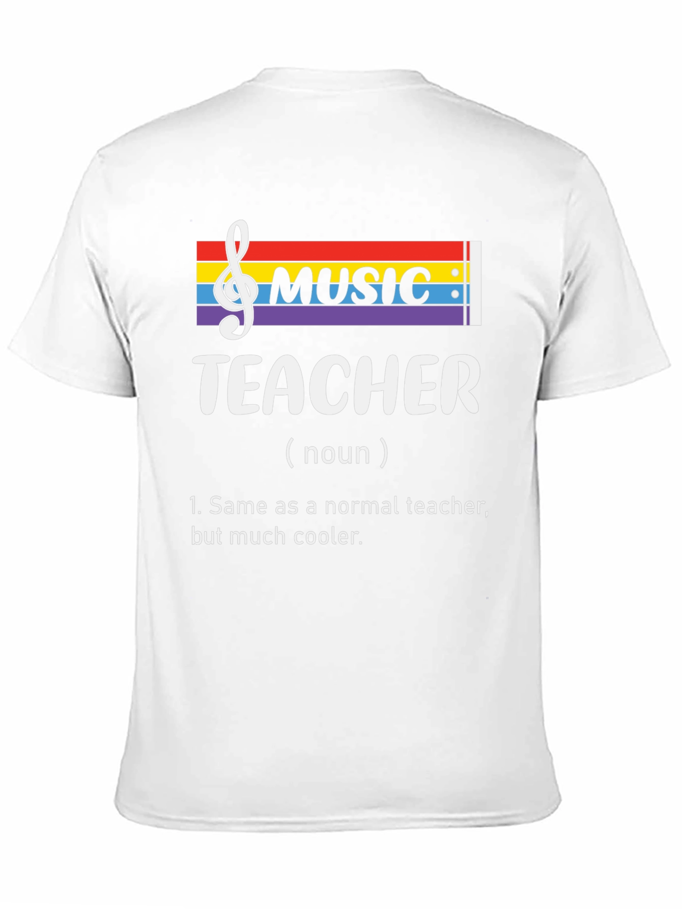 Black Music Teacher Definition T-Shirt - Cool Teacher Appreciation Tee view 11