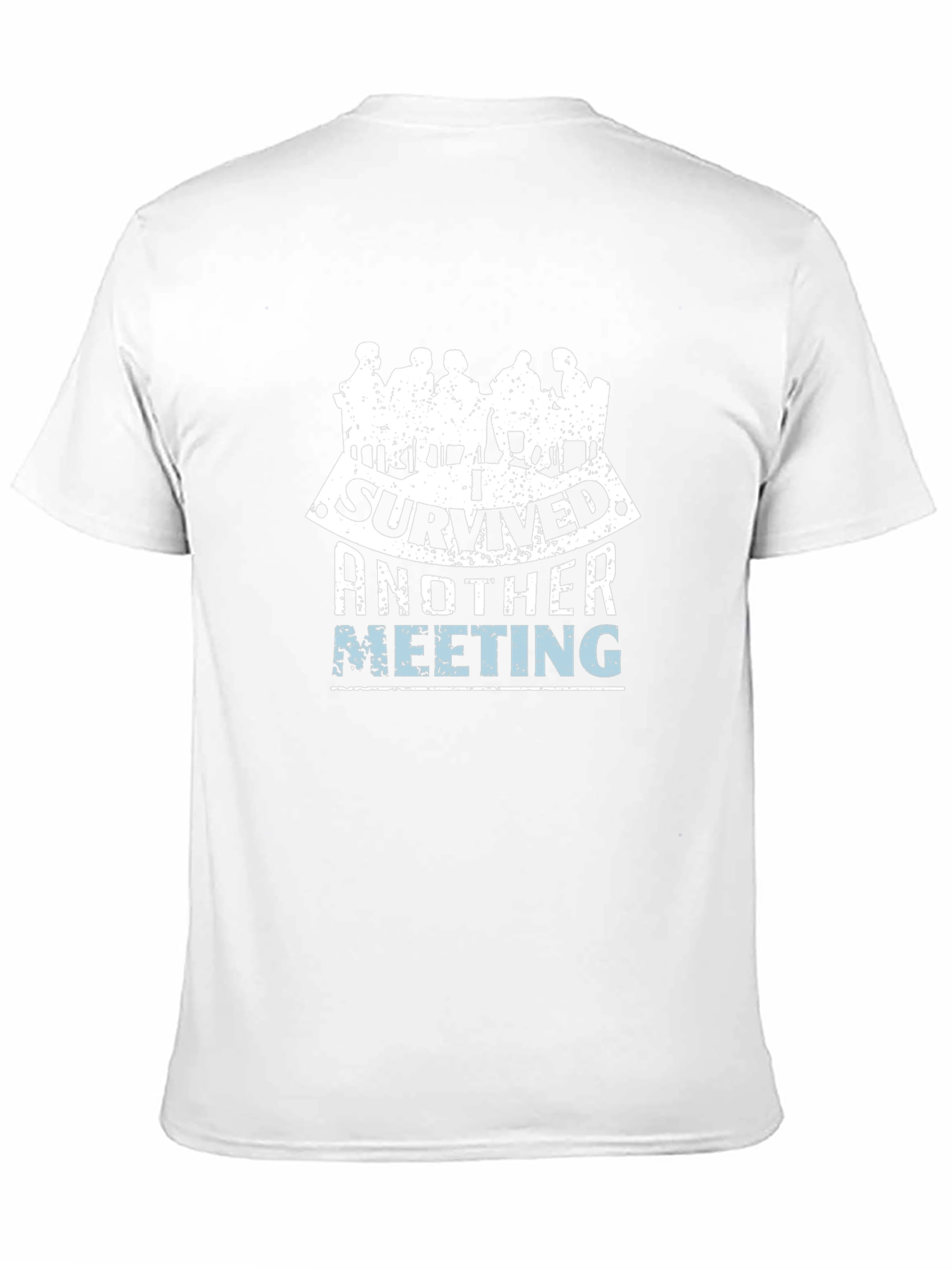 Black I Survived Another Meeting Graphic Tee - Black view 11