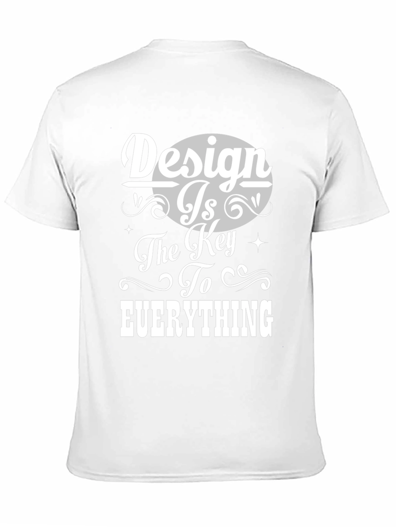 Black Design is Key Graphic Tee - Unisex Black T-Shirt view 11