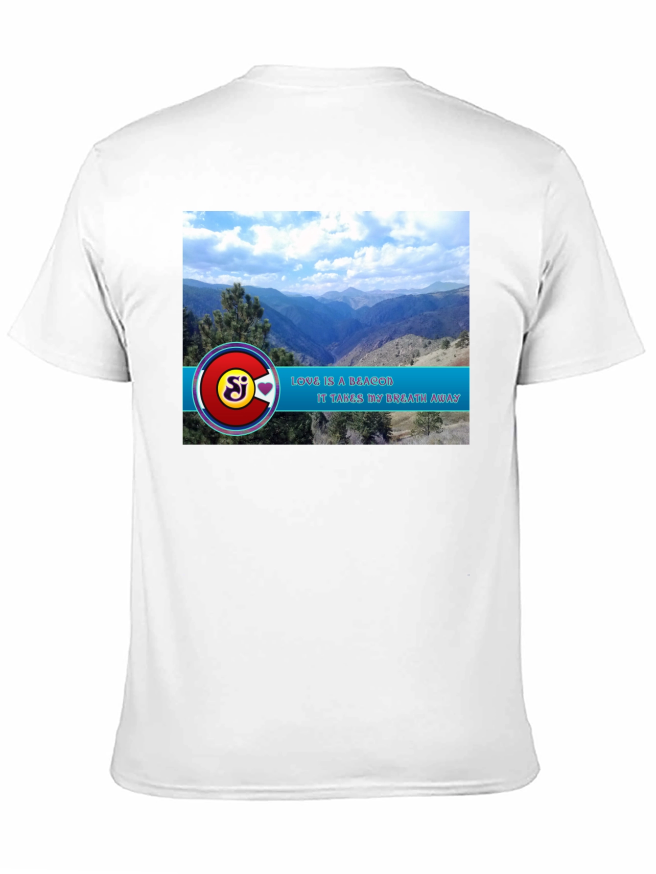 Black Scenic Mountain View Graphic Tee view 11