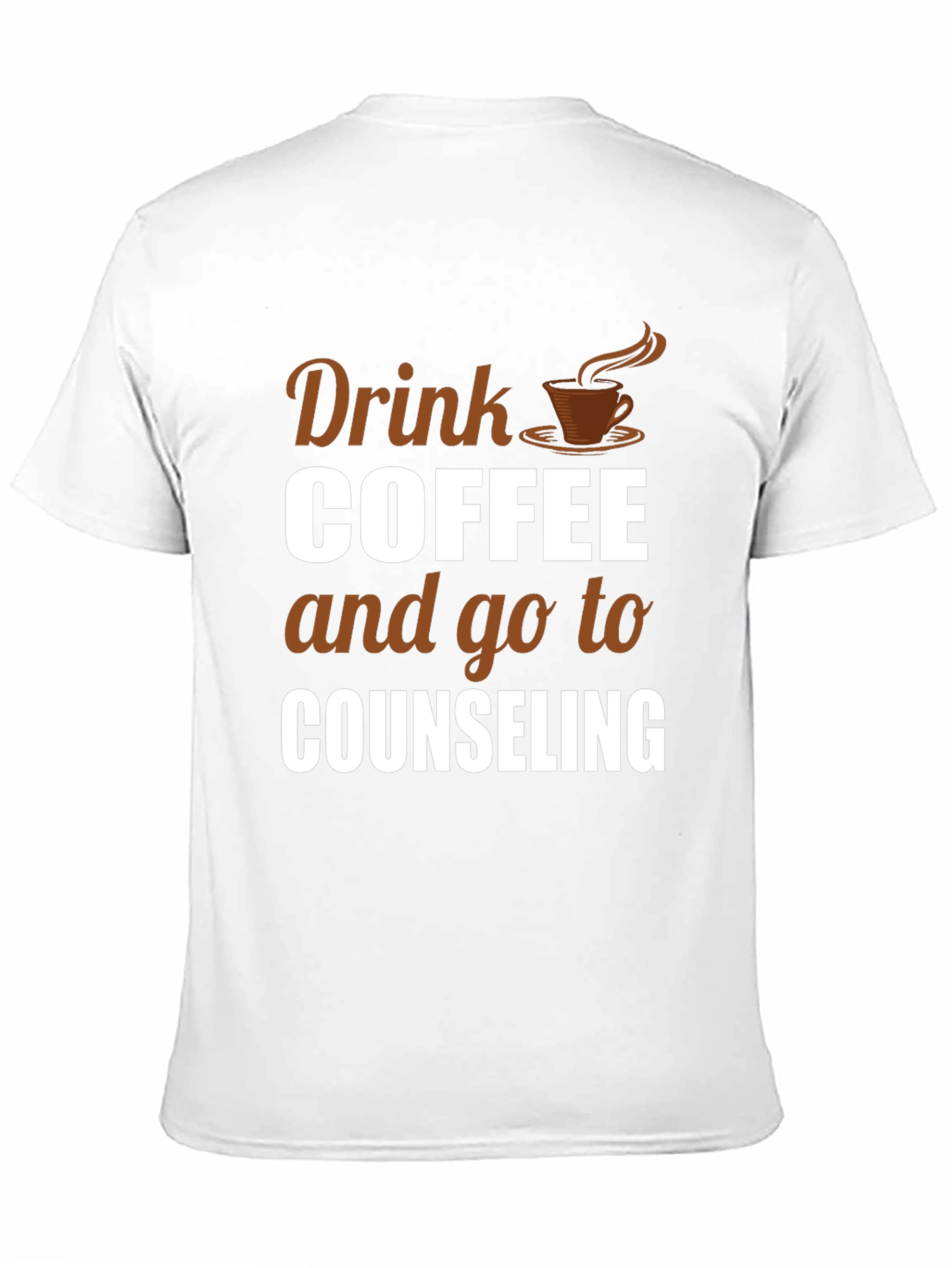 Black Drink Coffee Counseling T-Shirt view 11