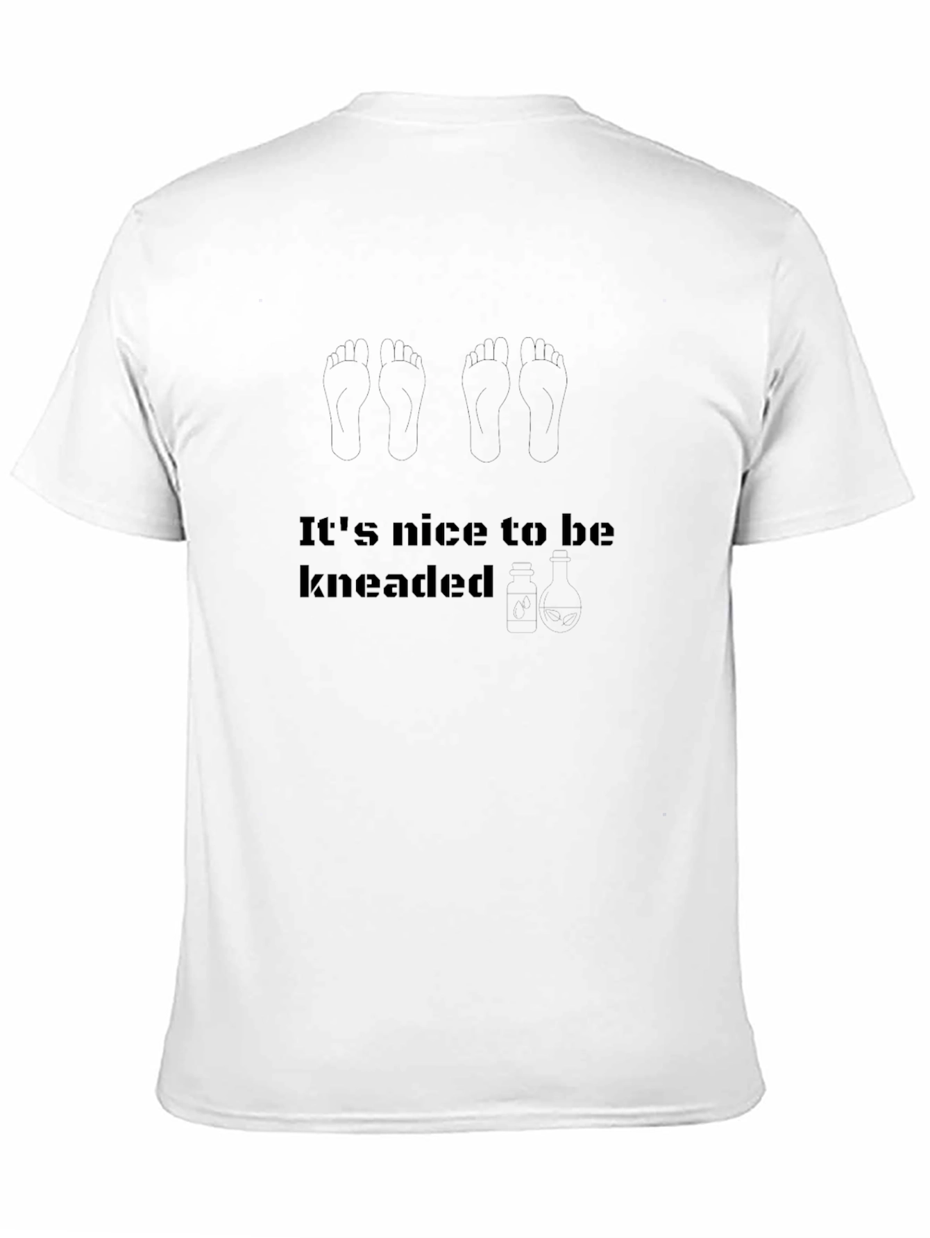 Funny Massage T-Shirt - It's Nice To Be Kneaded - 11
