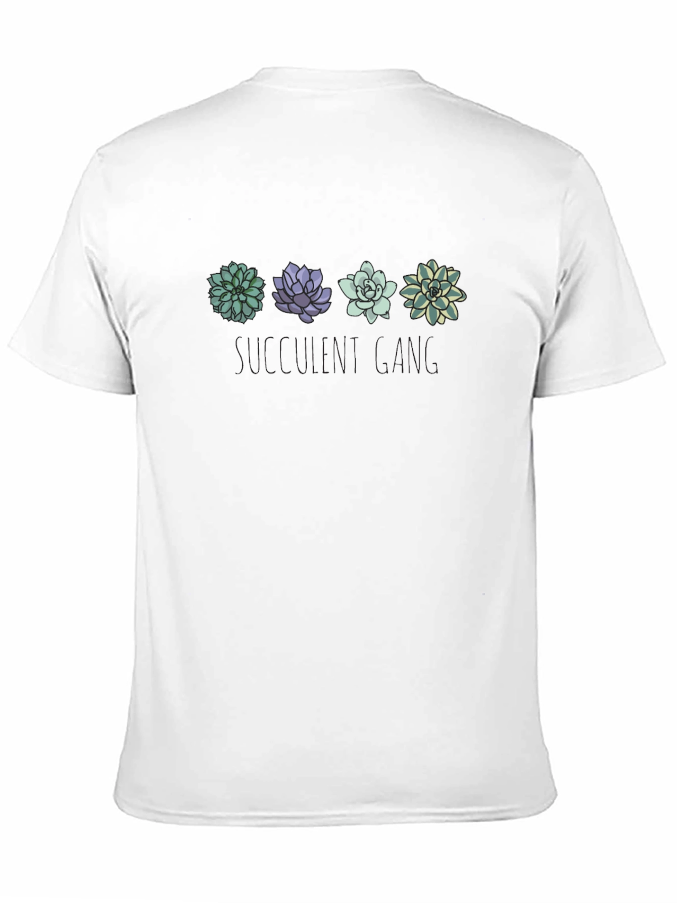 Black Succulent Crewneck T-Shirt - Black view 11