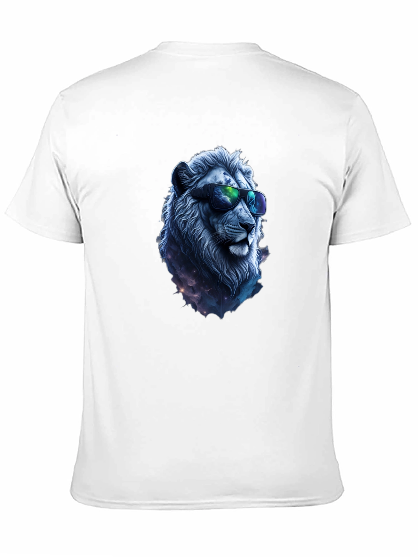 Black Cool Lion Graphic Tee - Black Casual T-Shirt view 11