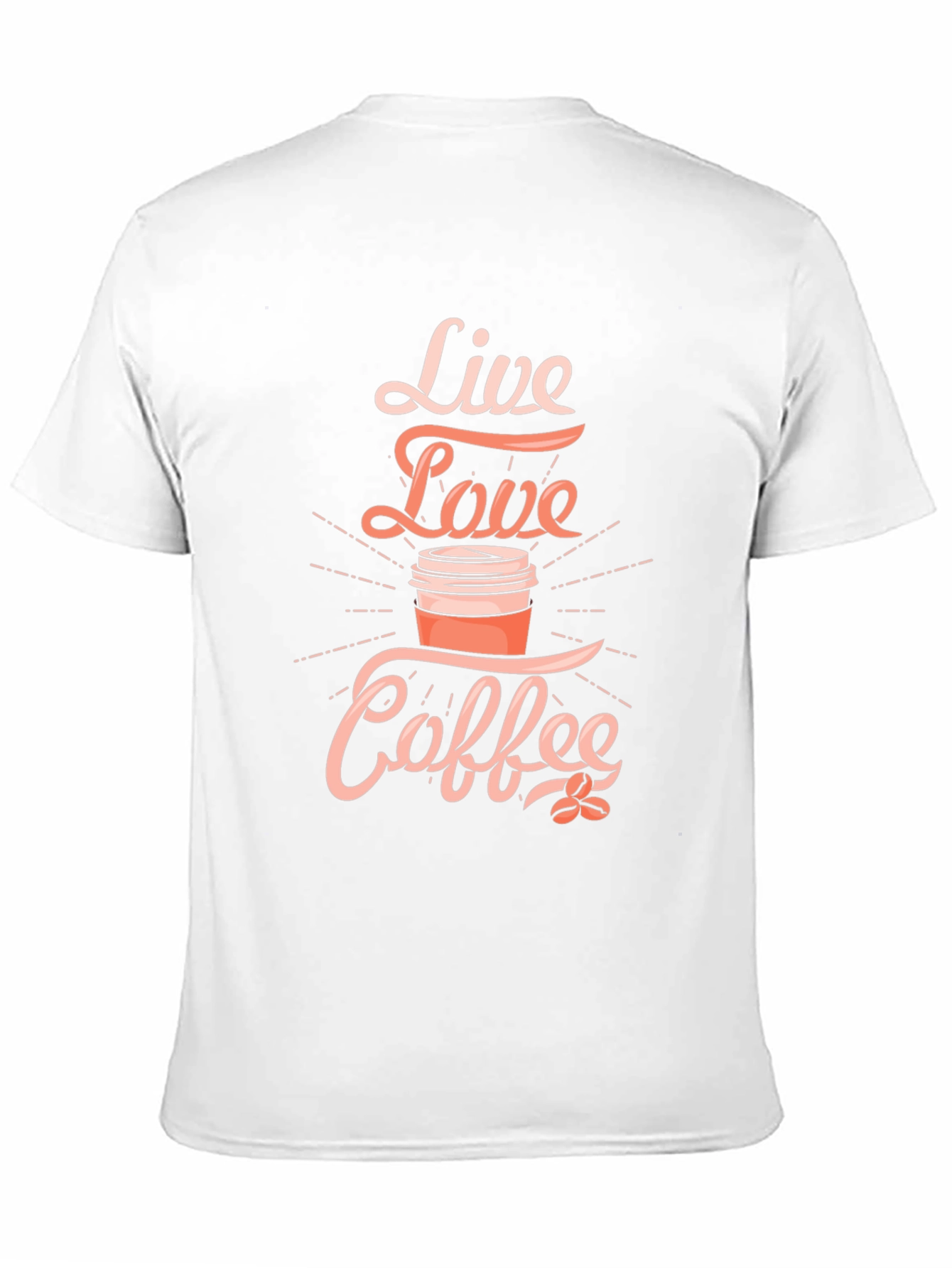 Black Live Love Coffee Black T-Shirt view 11