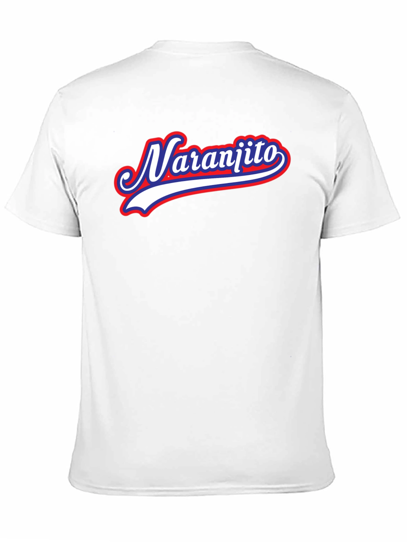 Black Naranjito Baseball Style T-Shirt view 11