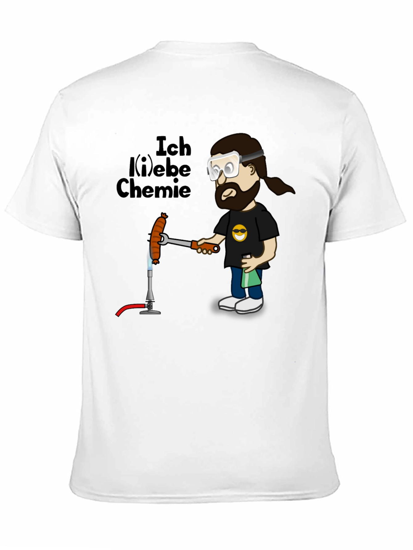 Black I Love Chemistry Graphic T-Shirt view 11