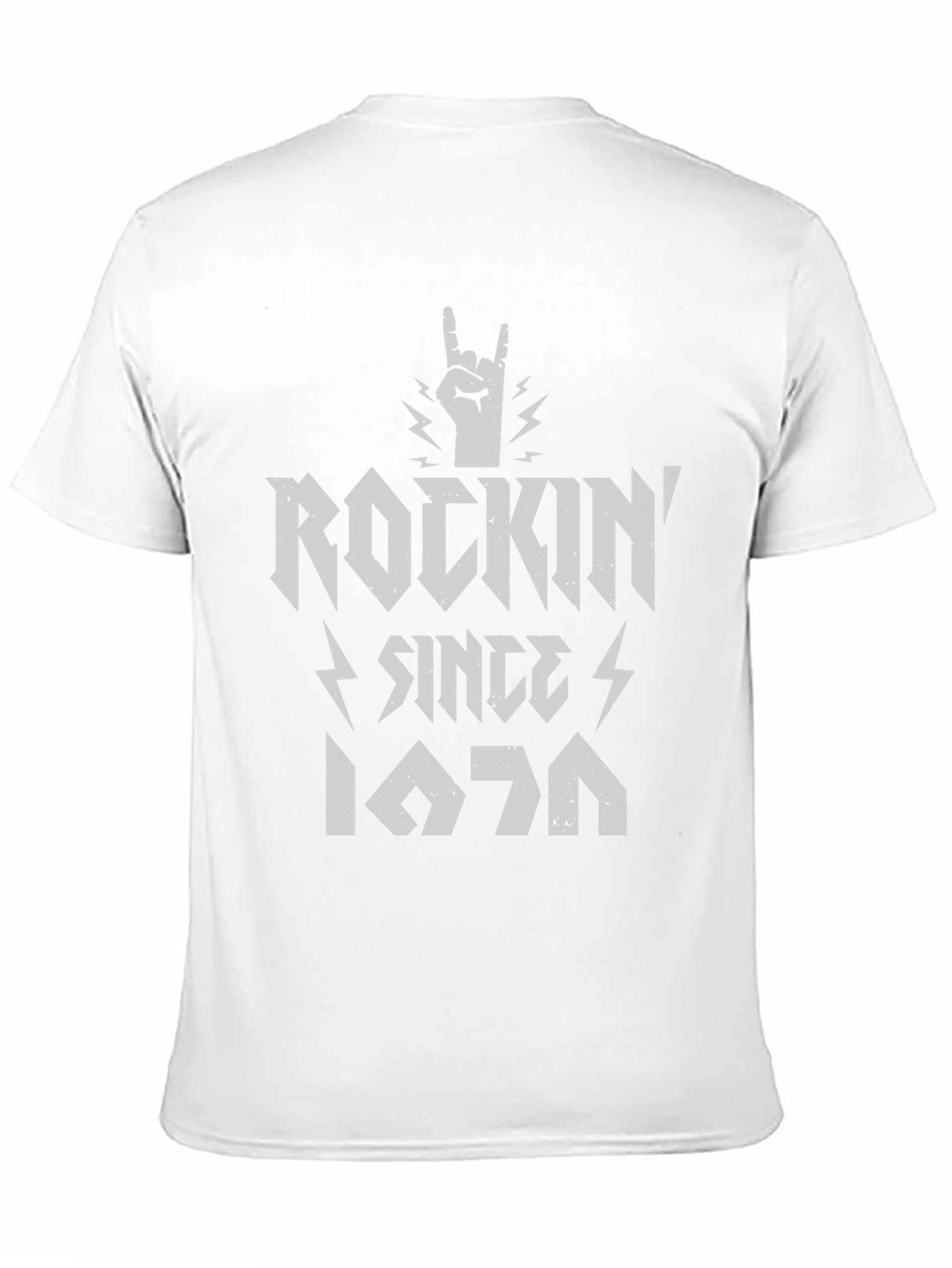 Black Rockin' Since 1976 Graphic Tee view 11