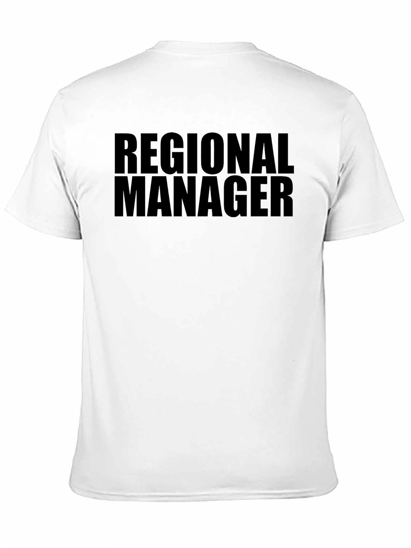 Black Regional Manager T-Shirt - Black Office Humor view 11
