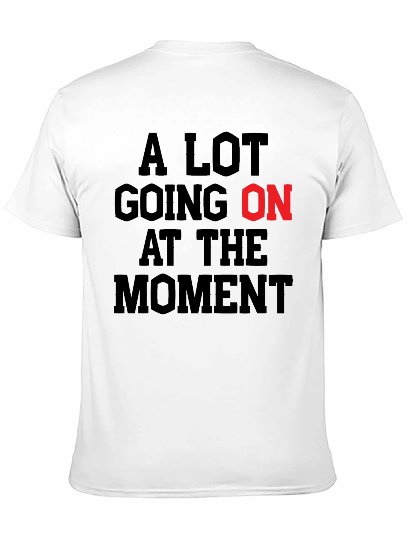 Black A Lot Going On Black Graphic T-Shirt view 11