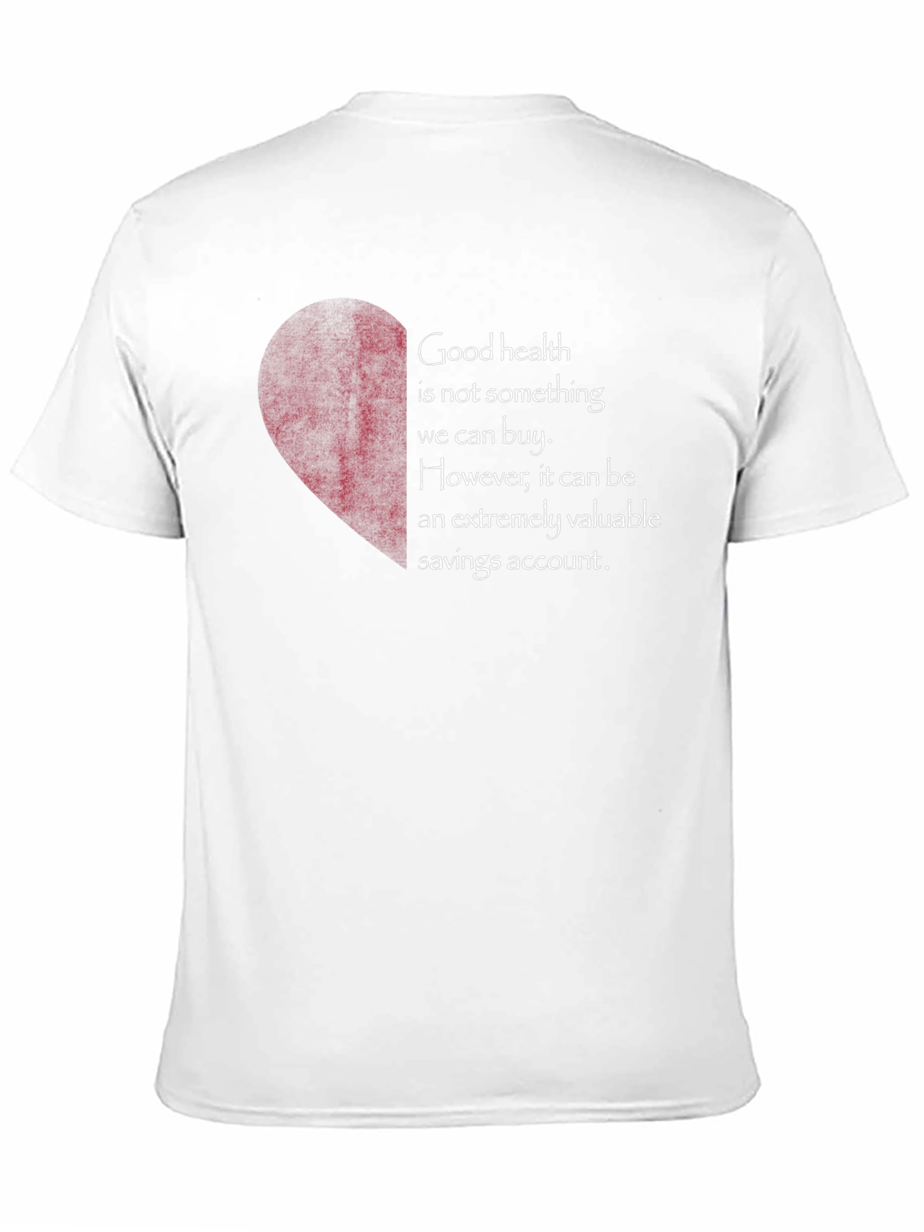 Black Good Health Savings Account Graphic T-Shirt view 11