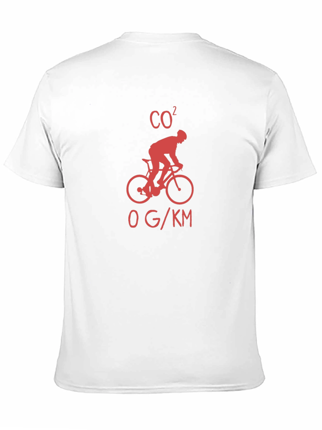 Black Eco-Friendly Cyclist T-Shirt - Zero Emissions view 11