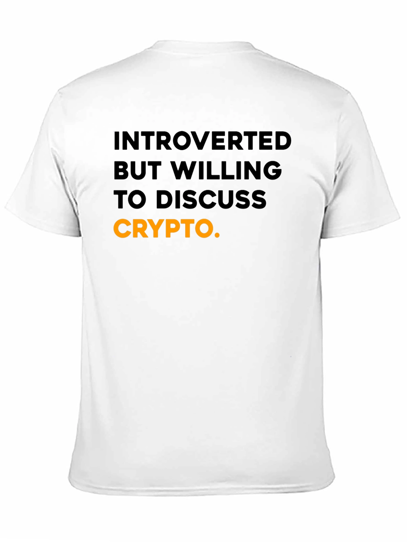 Black Introverted Crypto T-Shirt view 11