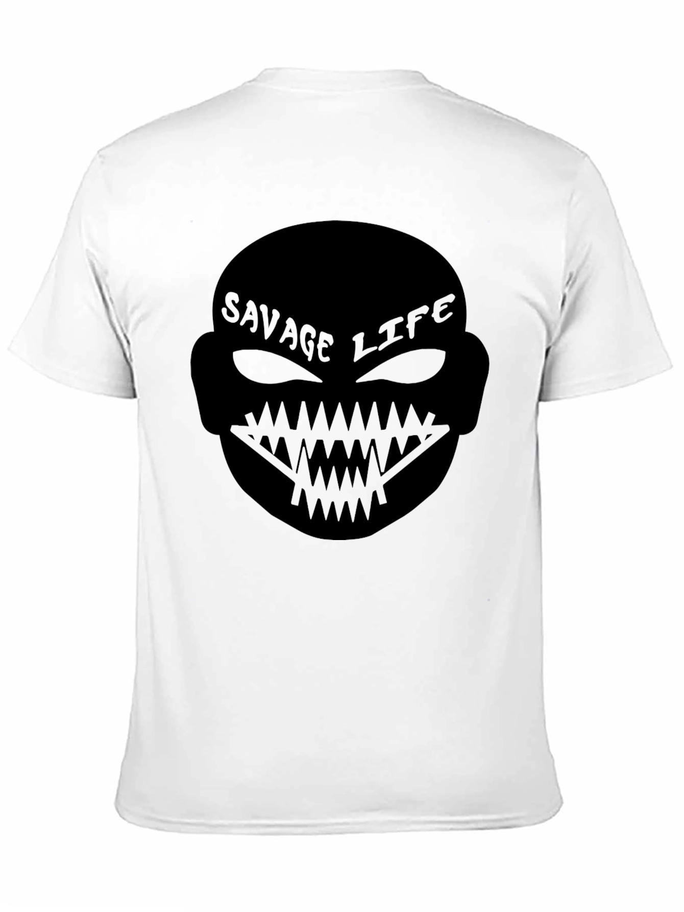 Black Savage Life Graphic T-Shirt - Bold Statement Tee view 11