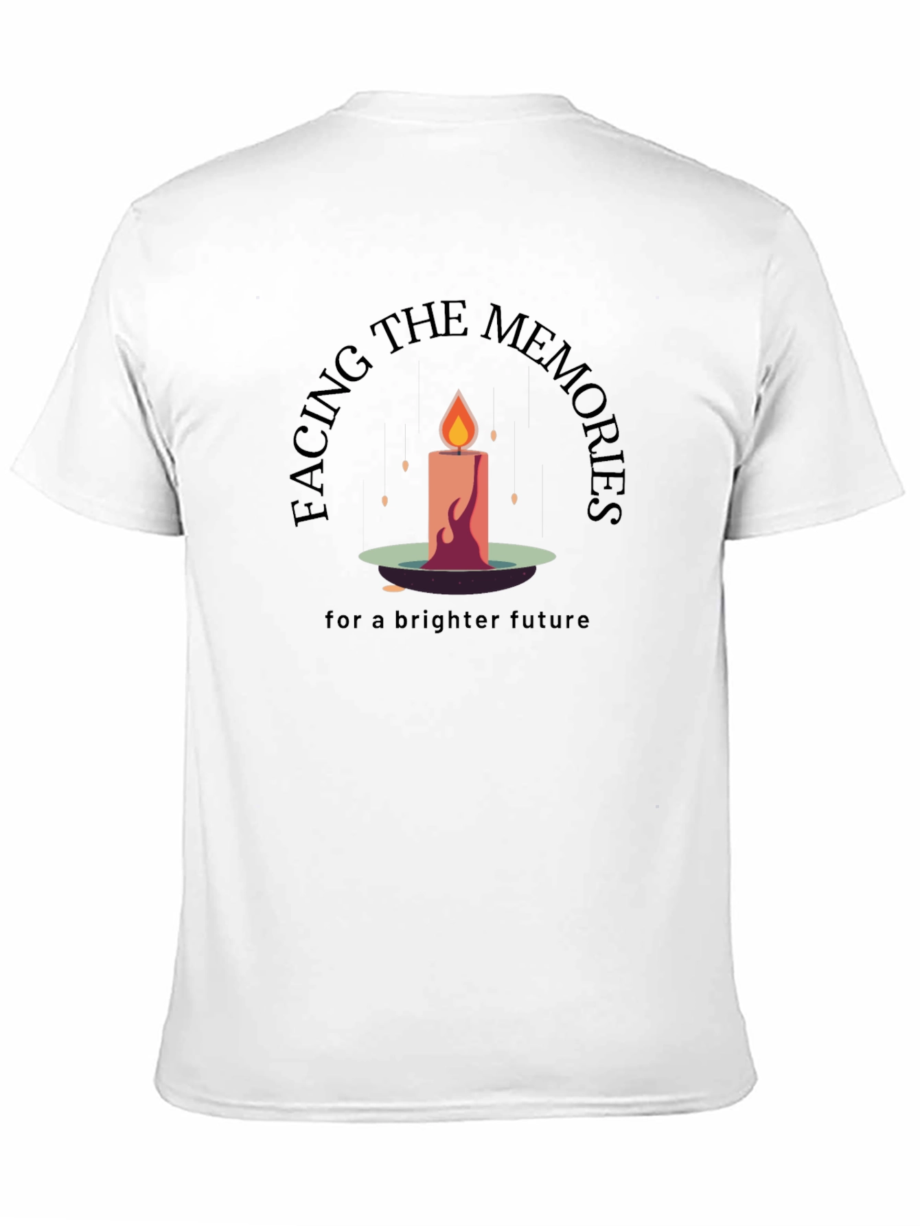 Black Facing The Memories Black Graphic T-Shirt view 11