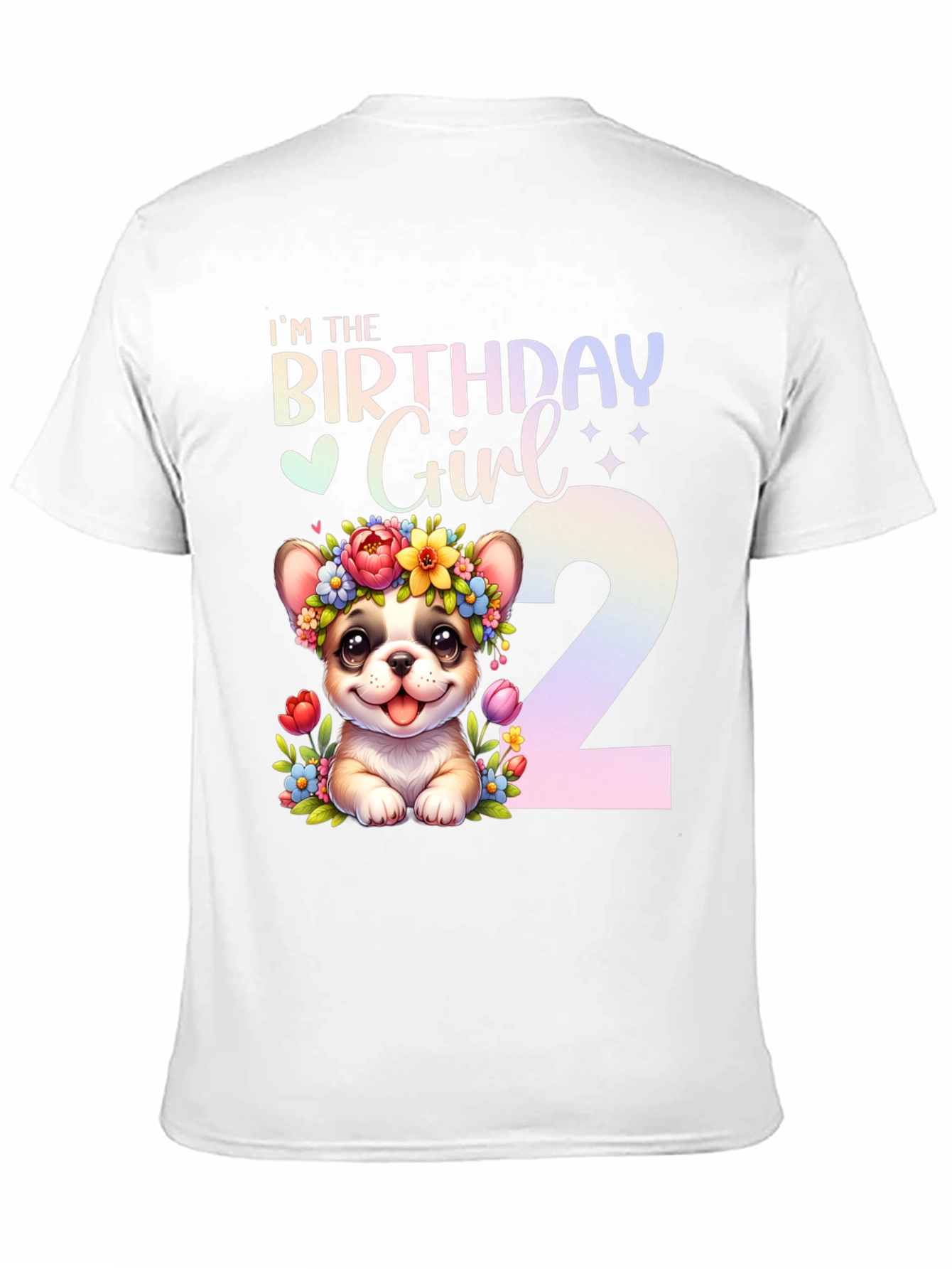 Birthday Girl 2nd Birthday Dog T-Shirt - 11