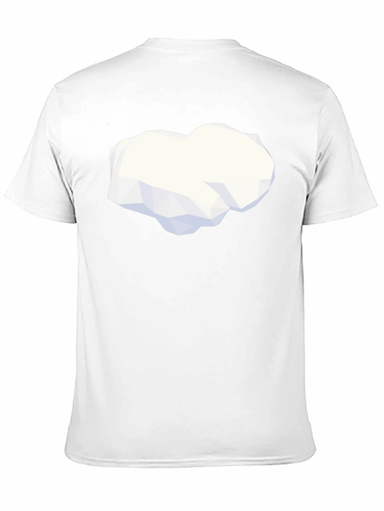 Black Geometric Cloud Graphic Tee - Modern Minimalist Design view 11