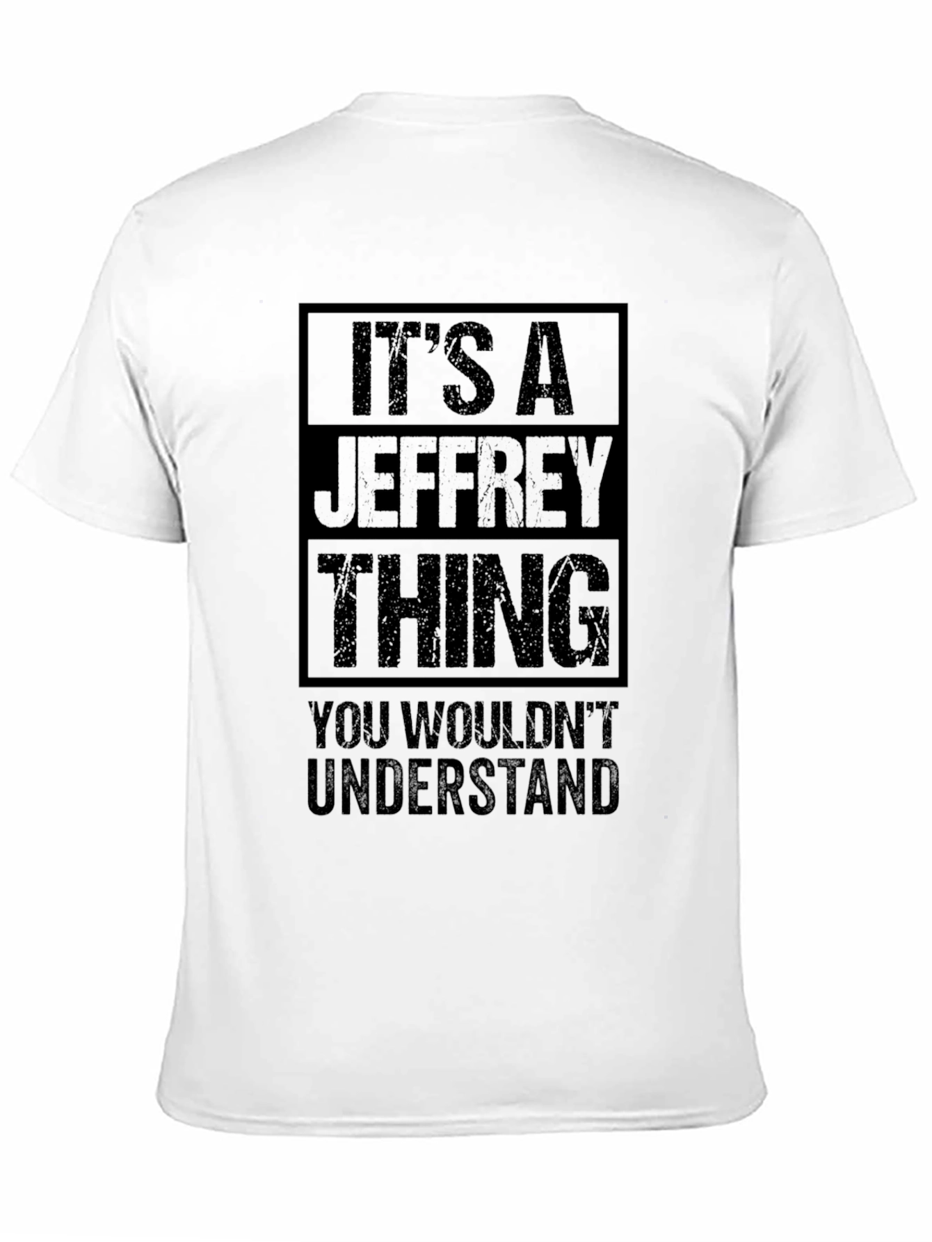 Black It's A Jeffrey Thing T-Shirt view 11
