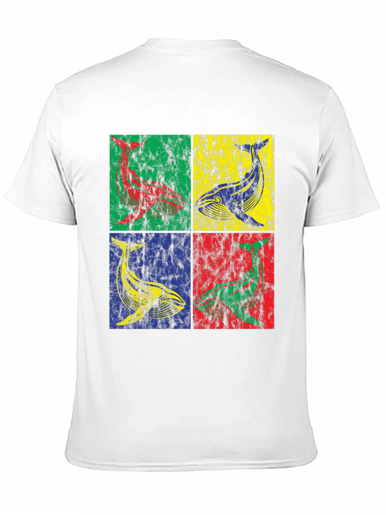 Black Whale Pop Art Graphic T-Shirt - Bold & Unique Design view 11