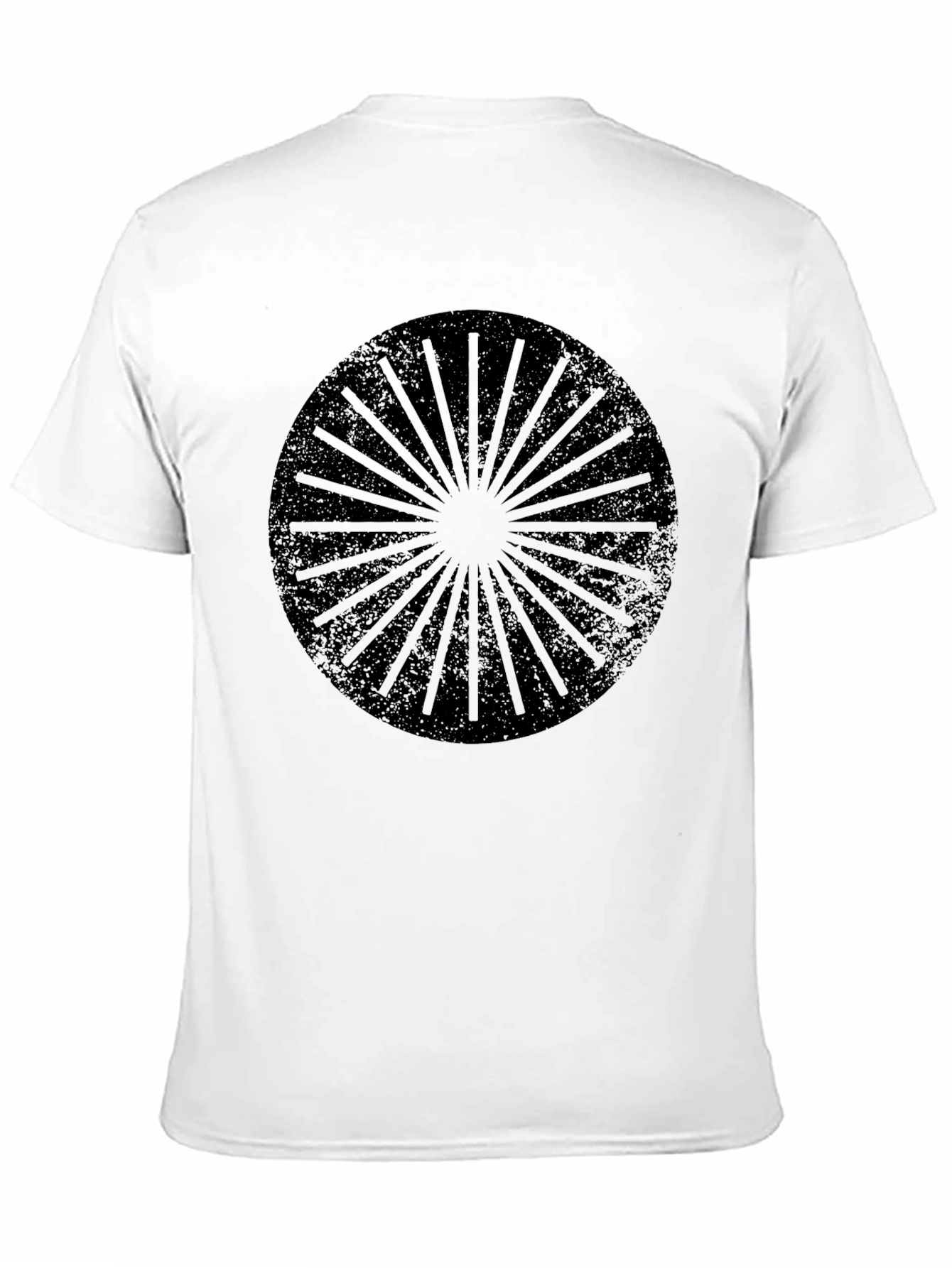 Black Graphic Print Men's Black T-Shirt view 11