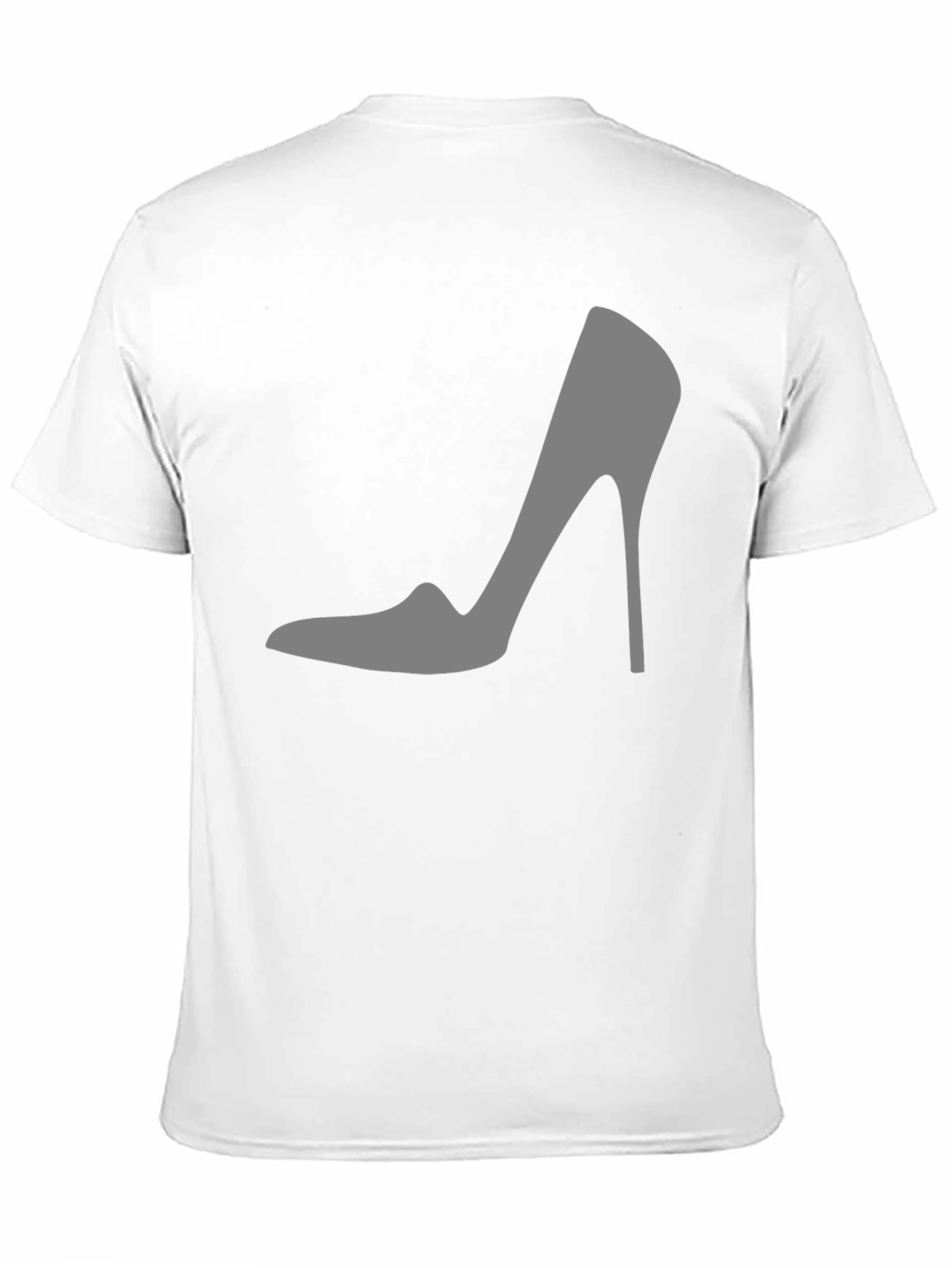 Black High Heel Shoe Graphic Tee - Stylish Men's Casual Wear view 11