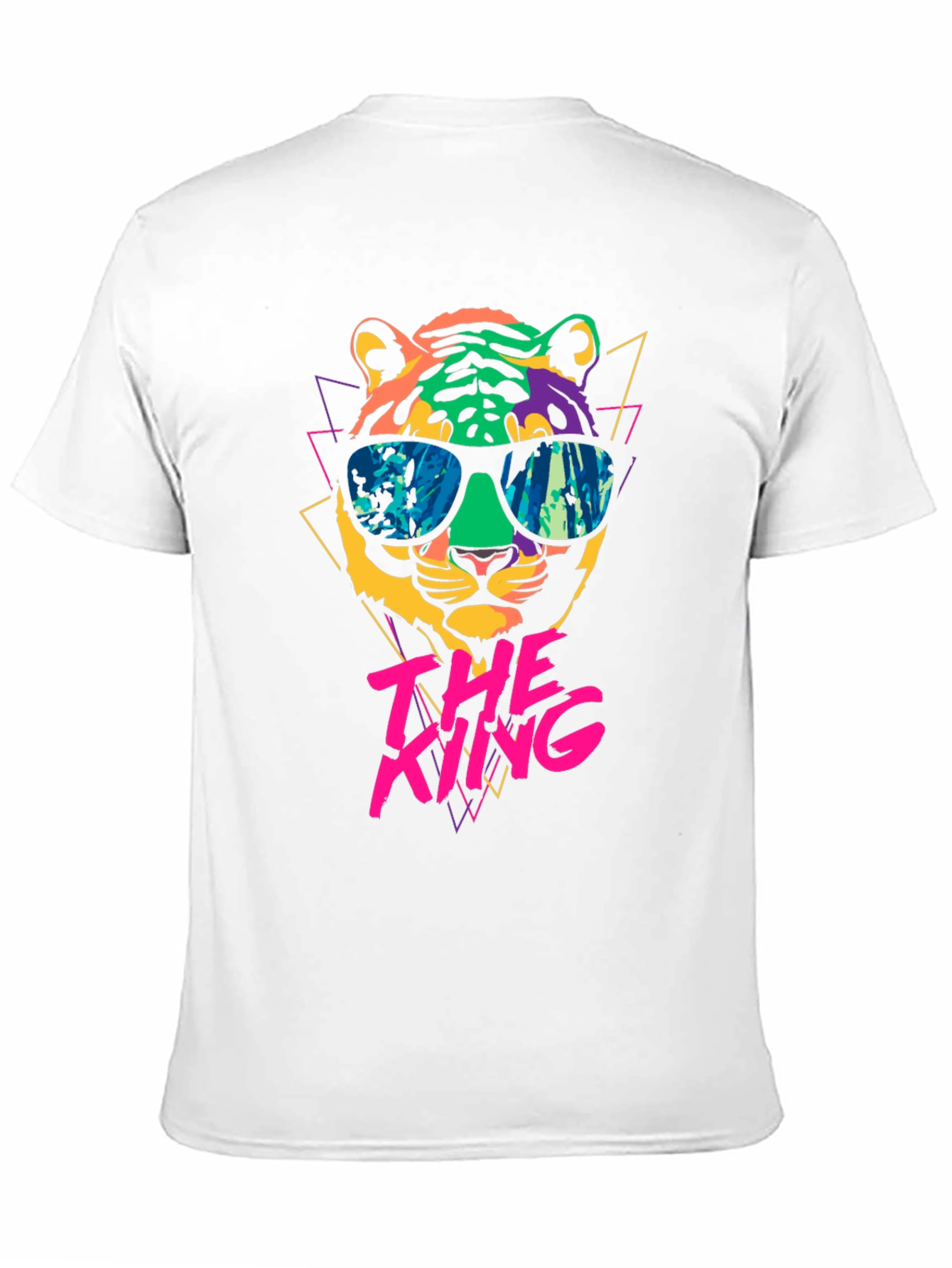 Black Cool Tiger Graphic Tee - The King view 11