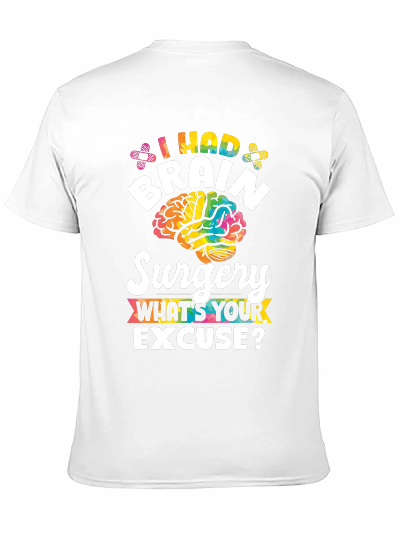 Black Brain Surgery Excuse T-Shirt, Funny Graphic Tee view 11