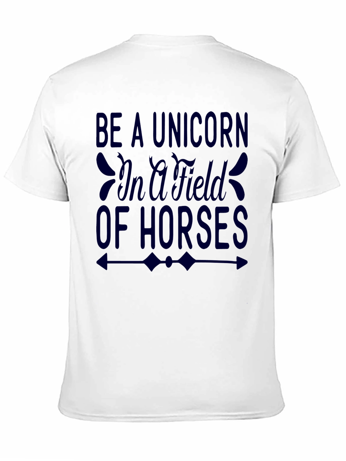 Black Be a Unicorn T-Shirt - Motivational Tee view 11