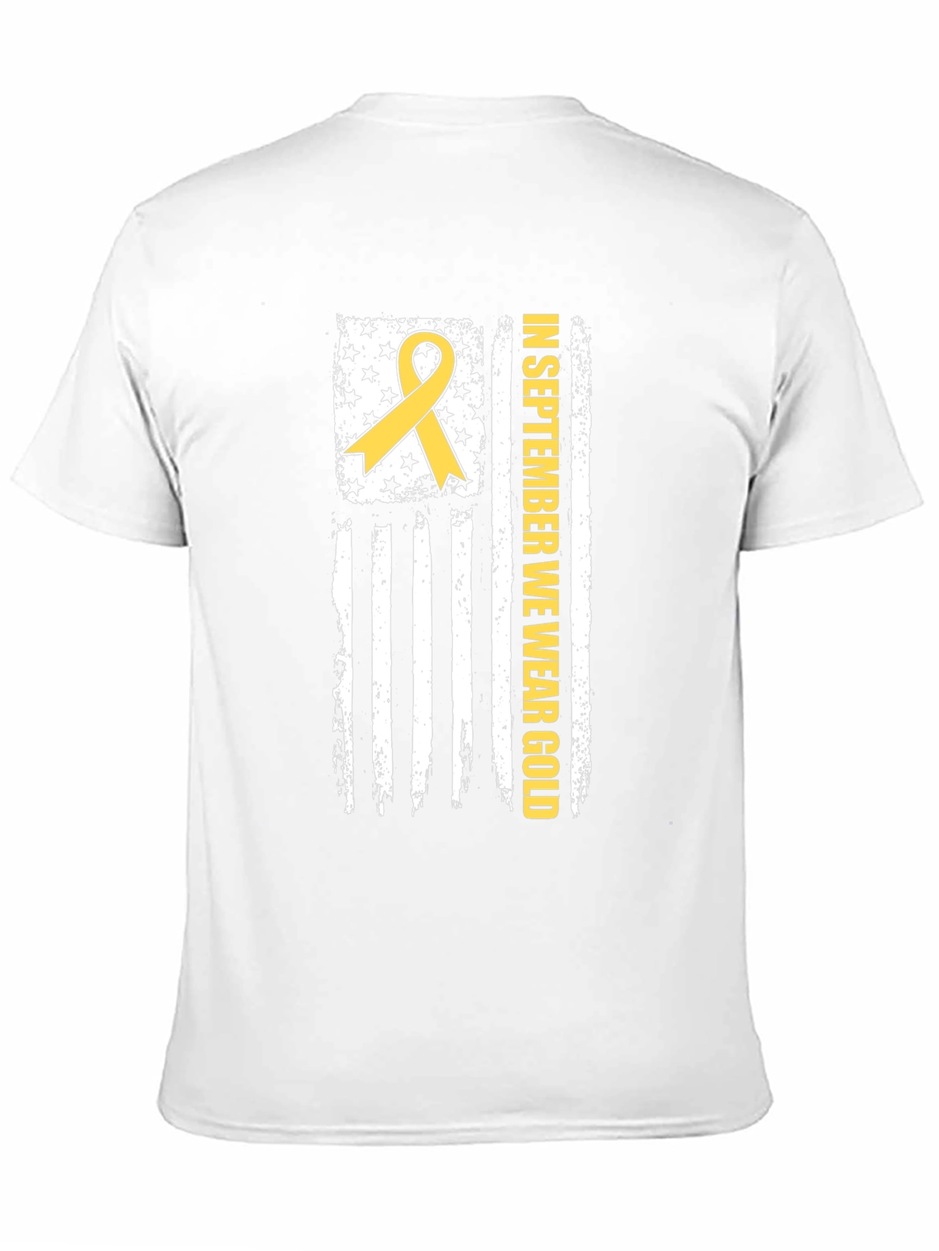 September Childhood Cancer Awareness Gold Ribbon T-Shirt - 11