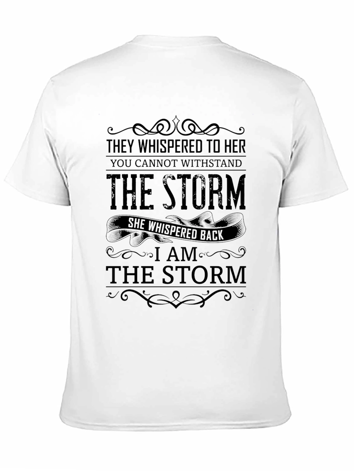 Black I Am The Storm Graphic T-Shirt - Men's Black Tee view 11
