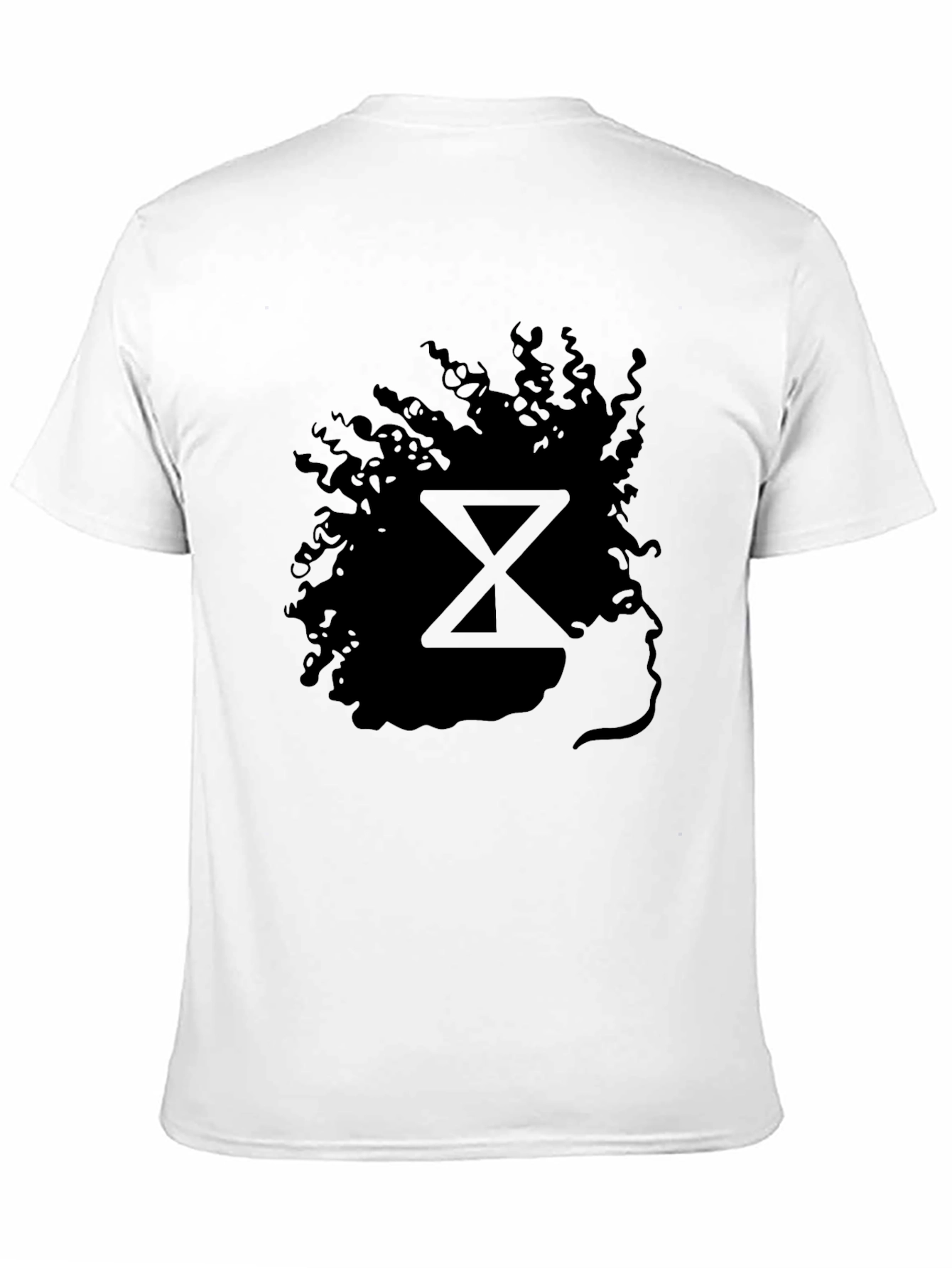 Black Silhouette Graphic Print Black T-Shirt view 11