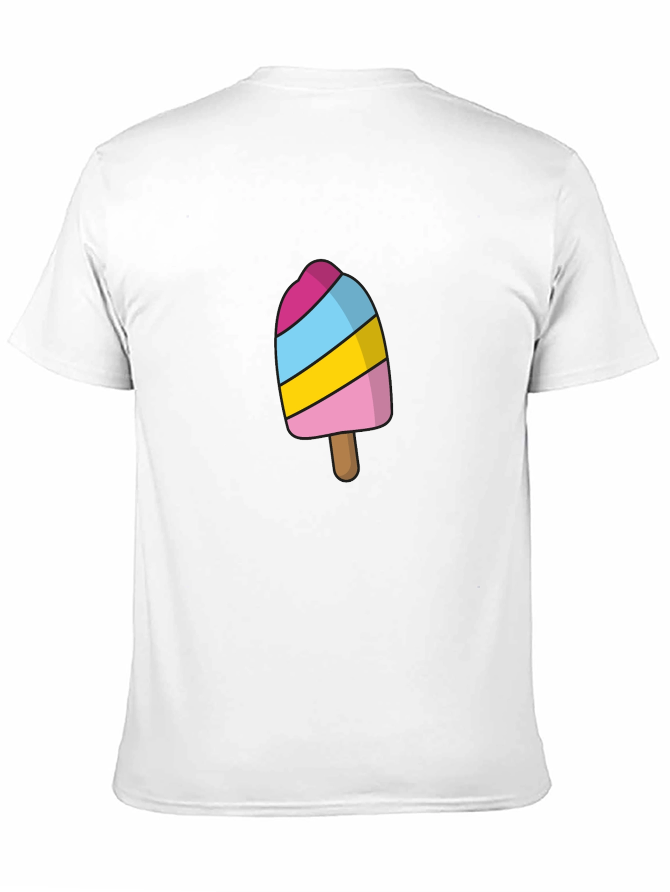 Black Fun Ice Cream Popsicle Graphic T-Shirt view 11